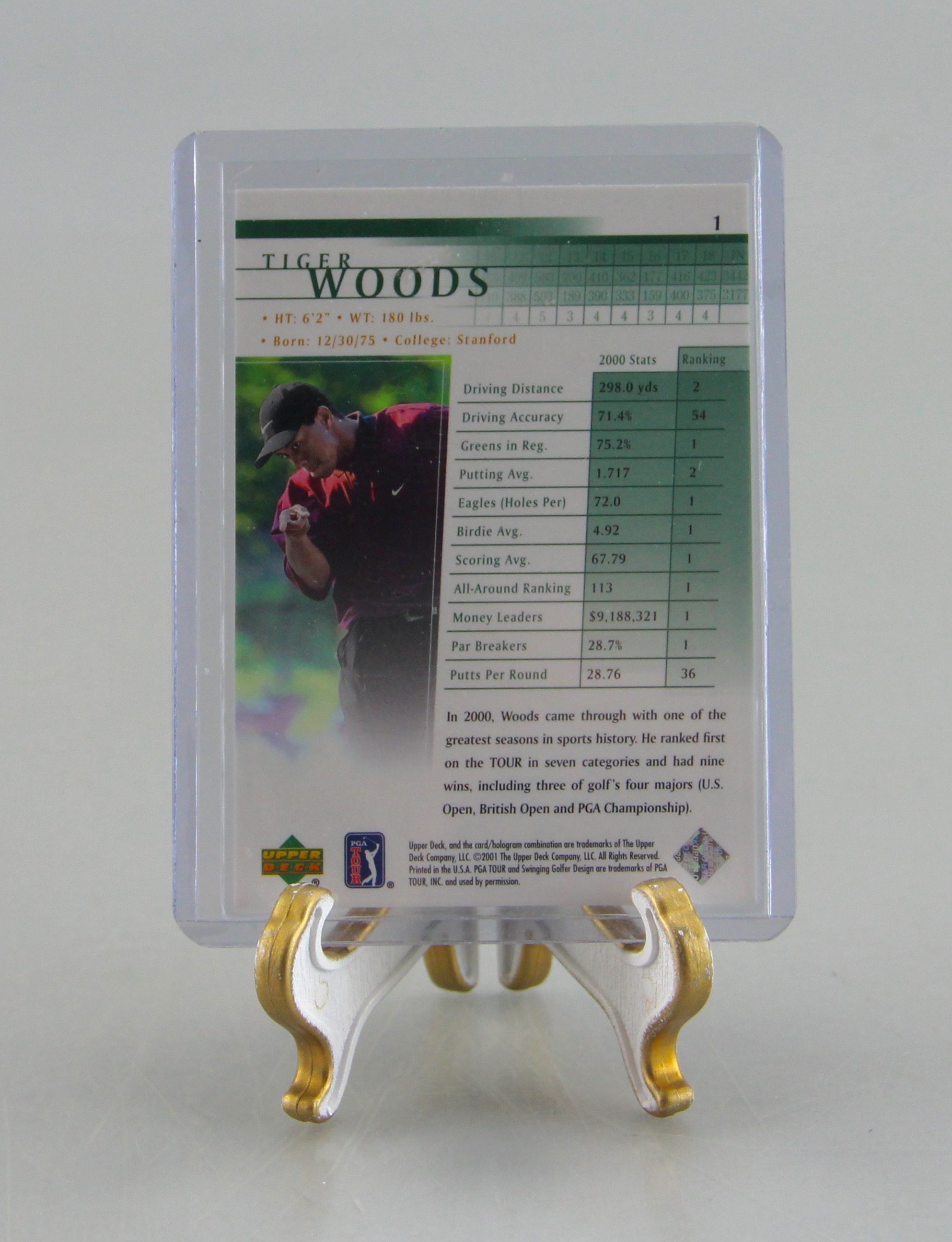 Collection of Tiger Woods Rookie and Collector Golf Cards