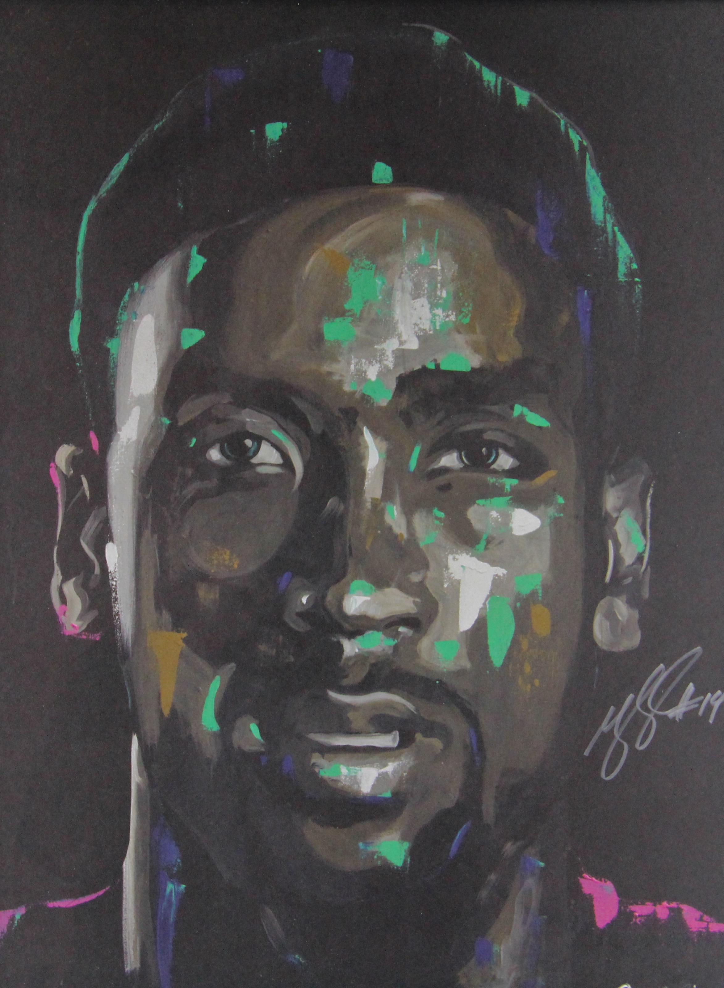 Kidd-Gilchrist Autographed Print by Aaron Kizer
