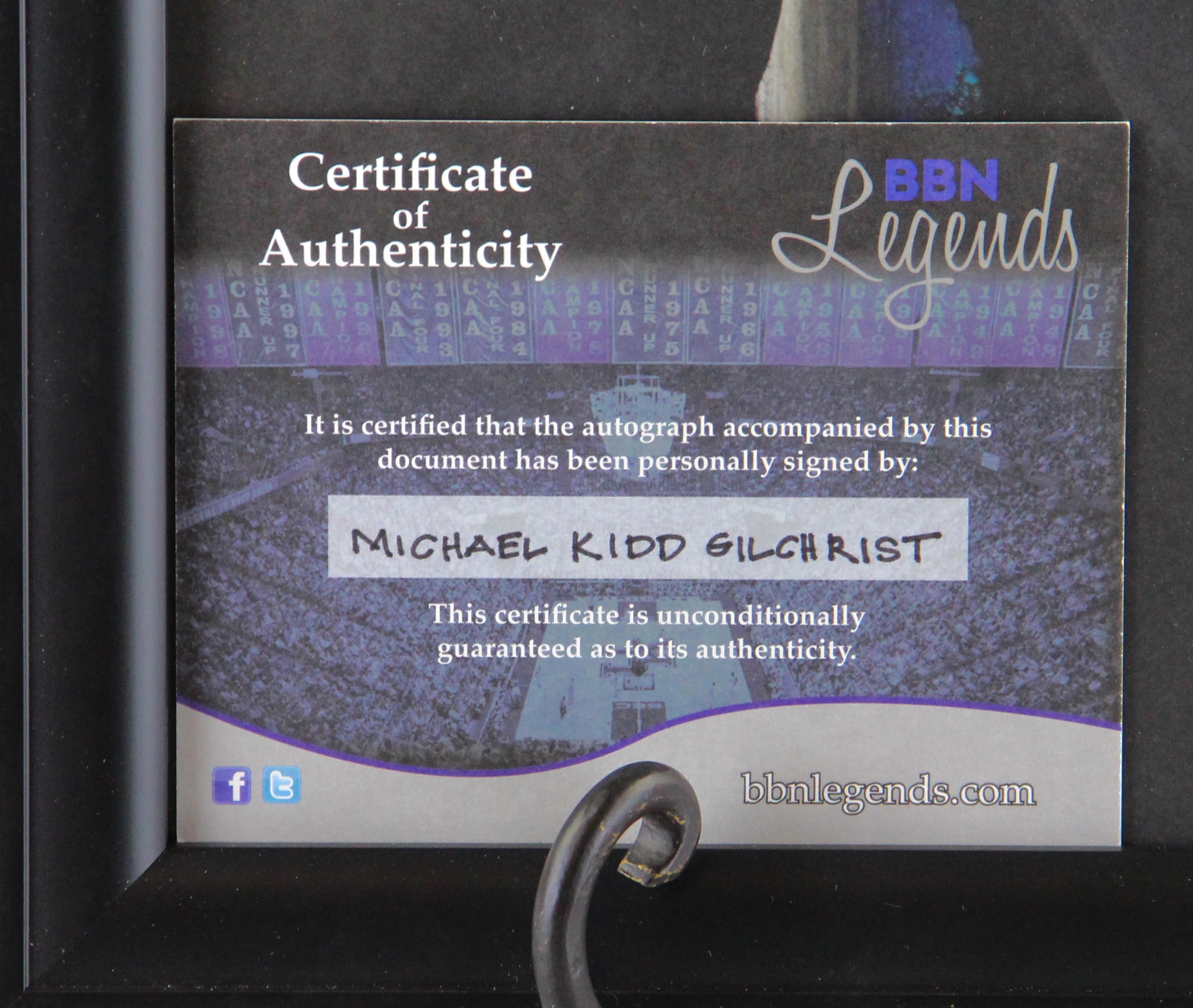 Kidd-Gilchrist Autographed Print by Aaron Kizer