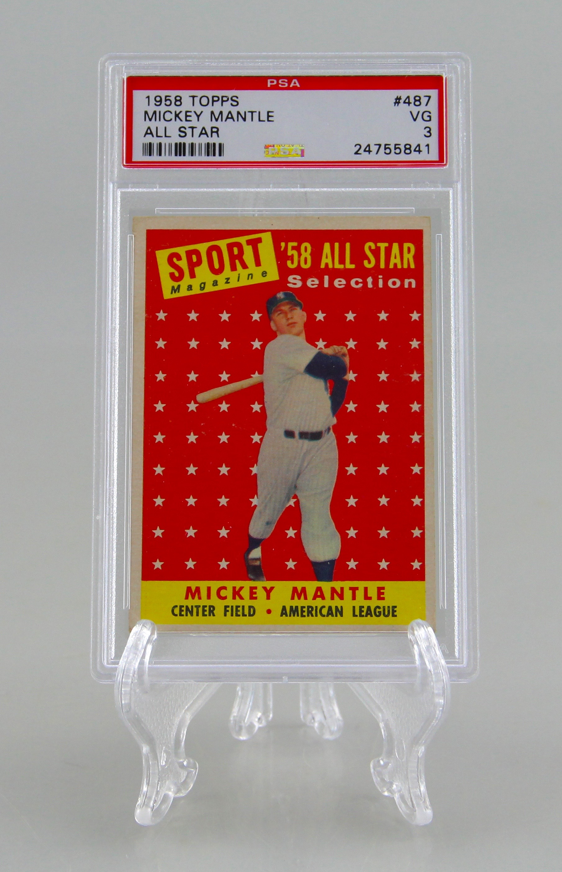 Mickey Mantle And Whitey Ford Late 50's Graded Topps Cards