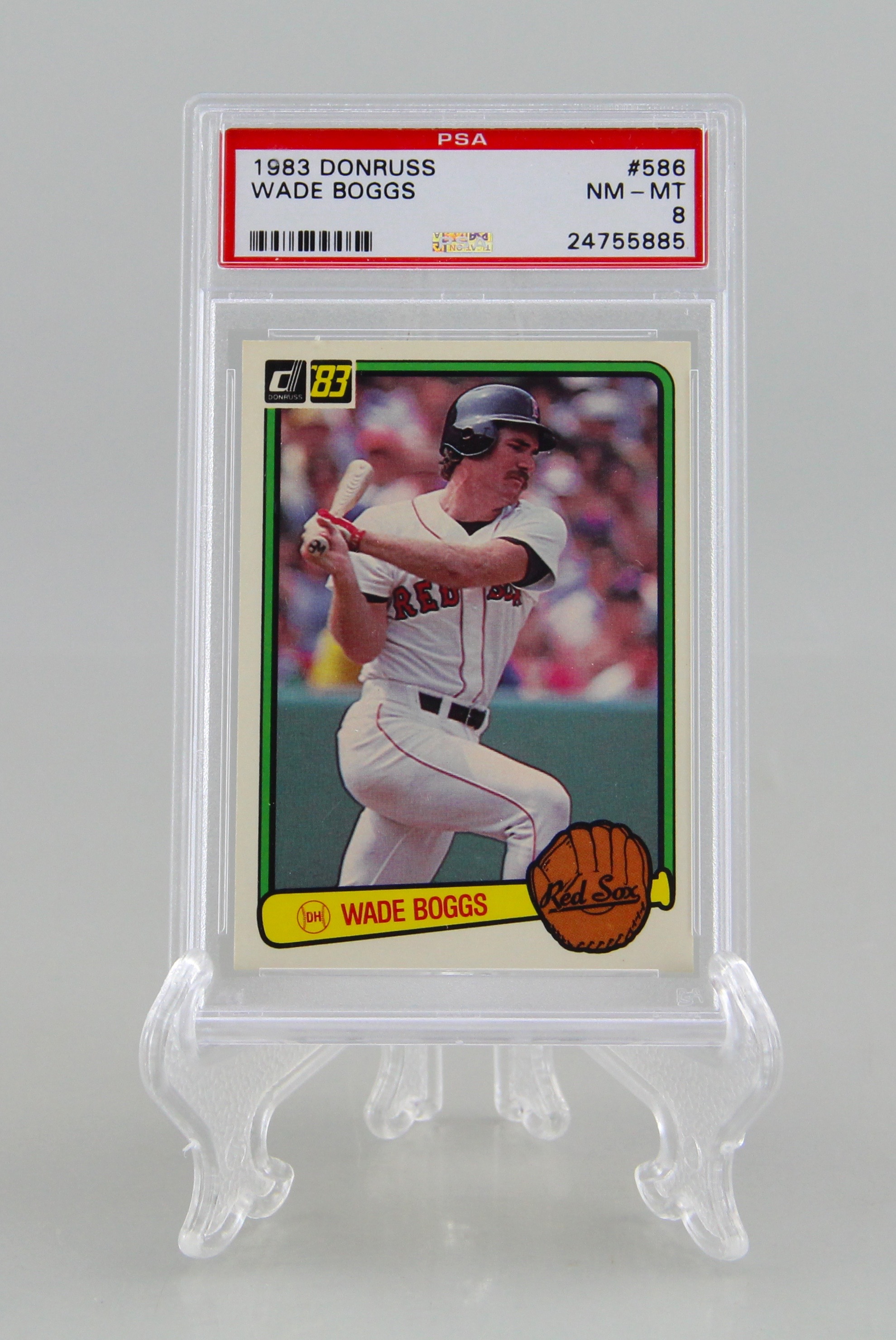 Duo of Vintage Wade Boggs and Tony Gywnn Rookie Baseball Cards