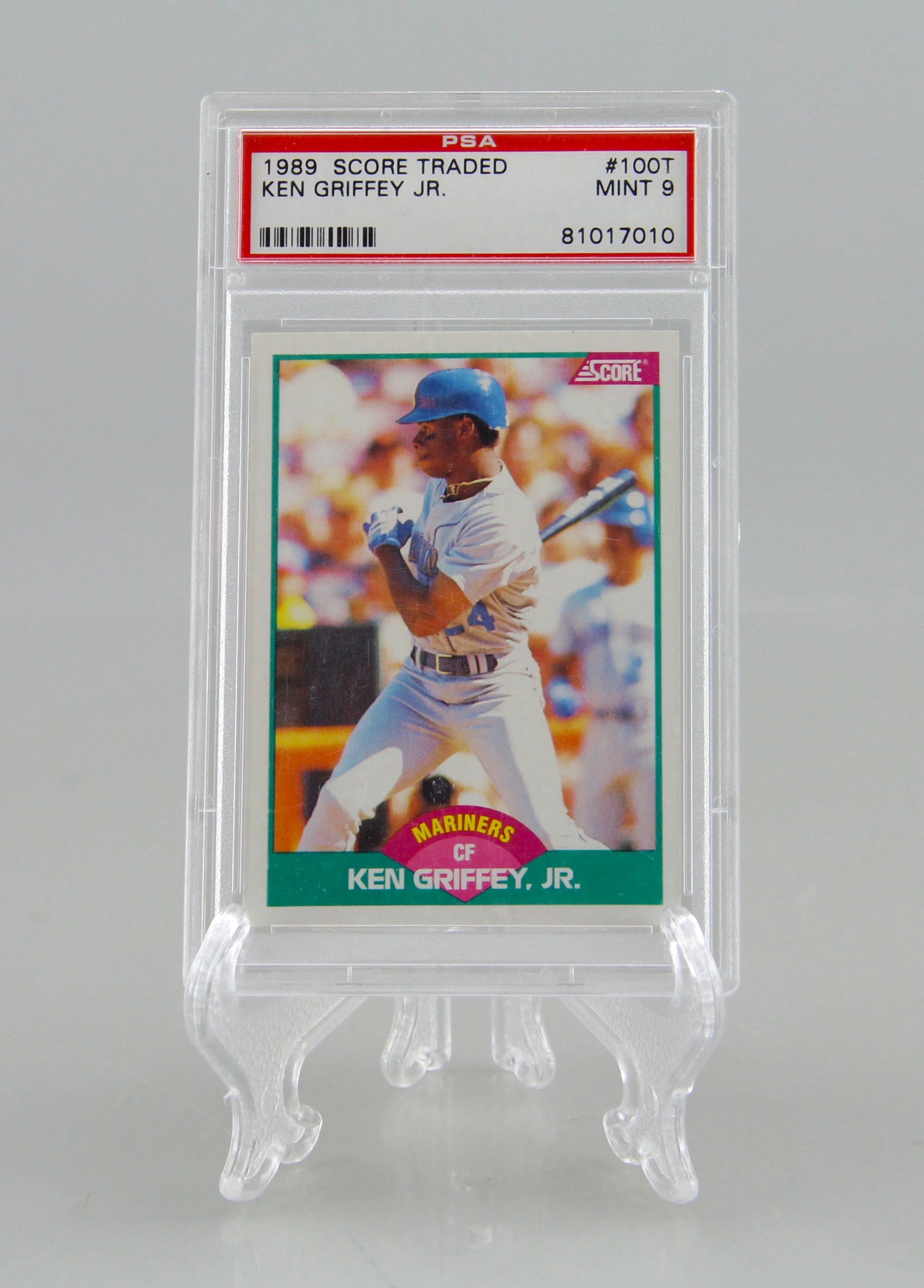 Duo of Ken Griffey Jr Mariners Rookie Baseball Cards