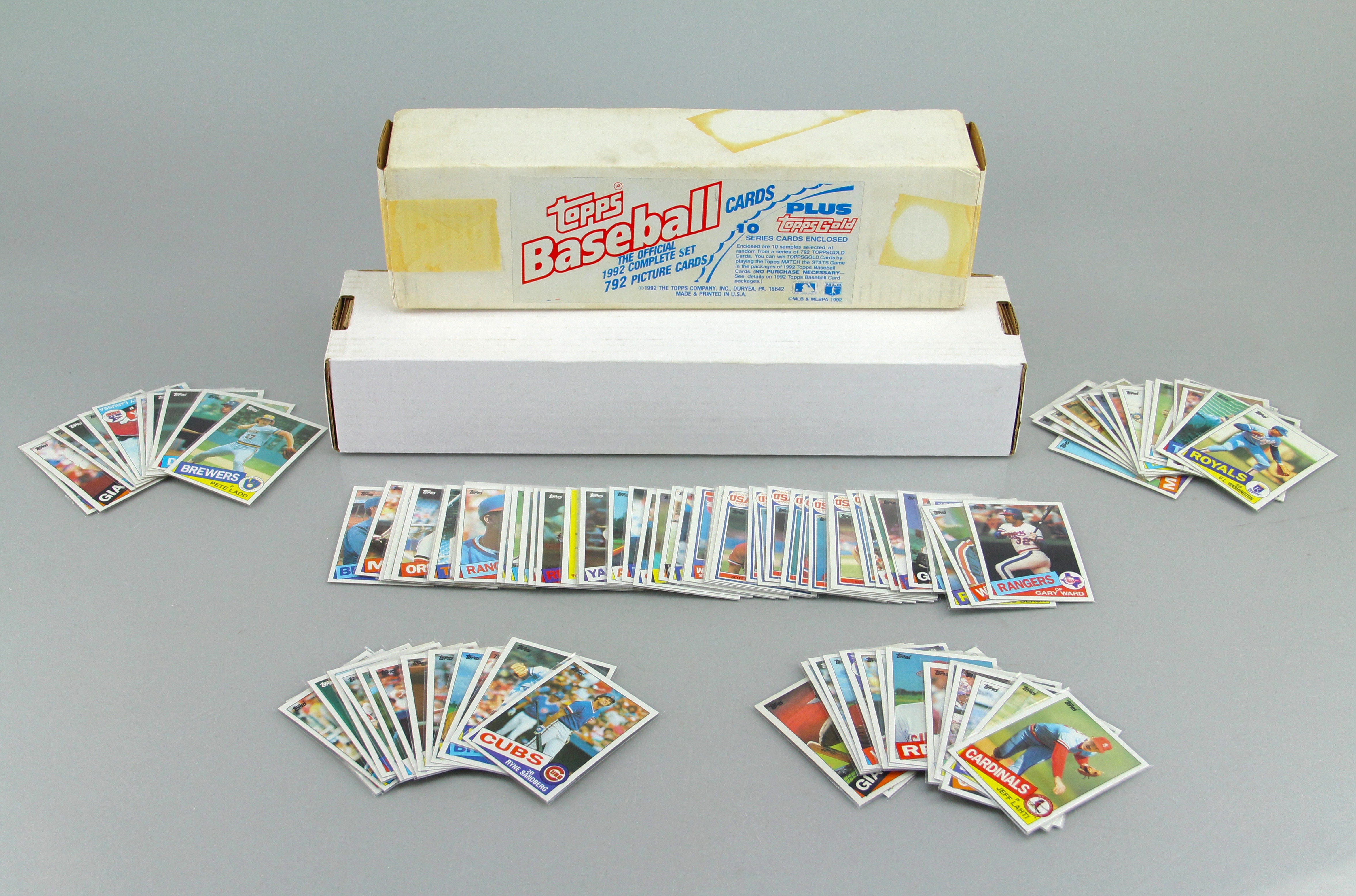 1992 Sealed Factory Set And 1985 Topps Set