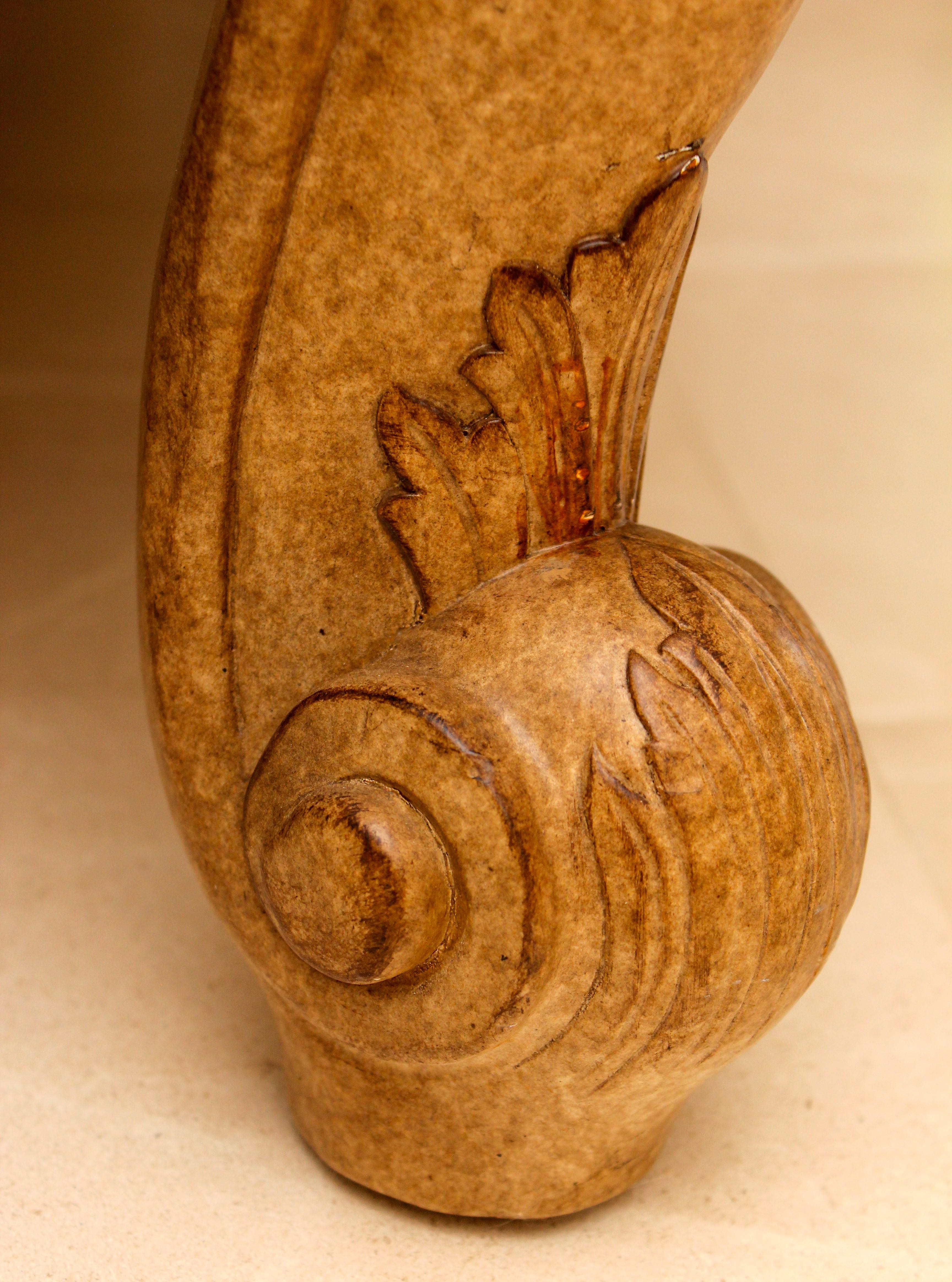 Oversize Coffee Table with Marble Inserts