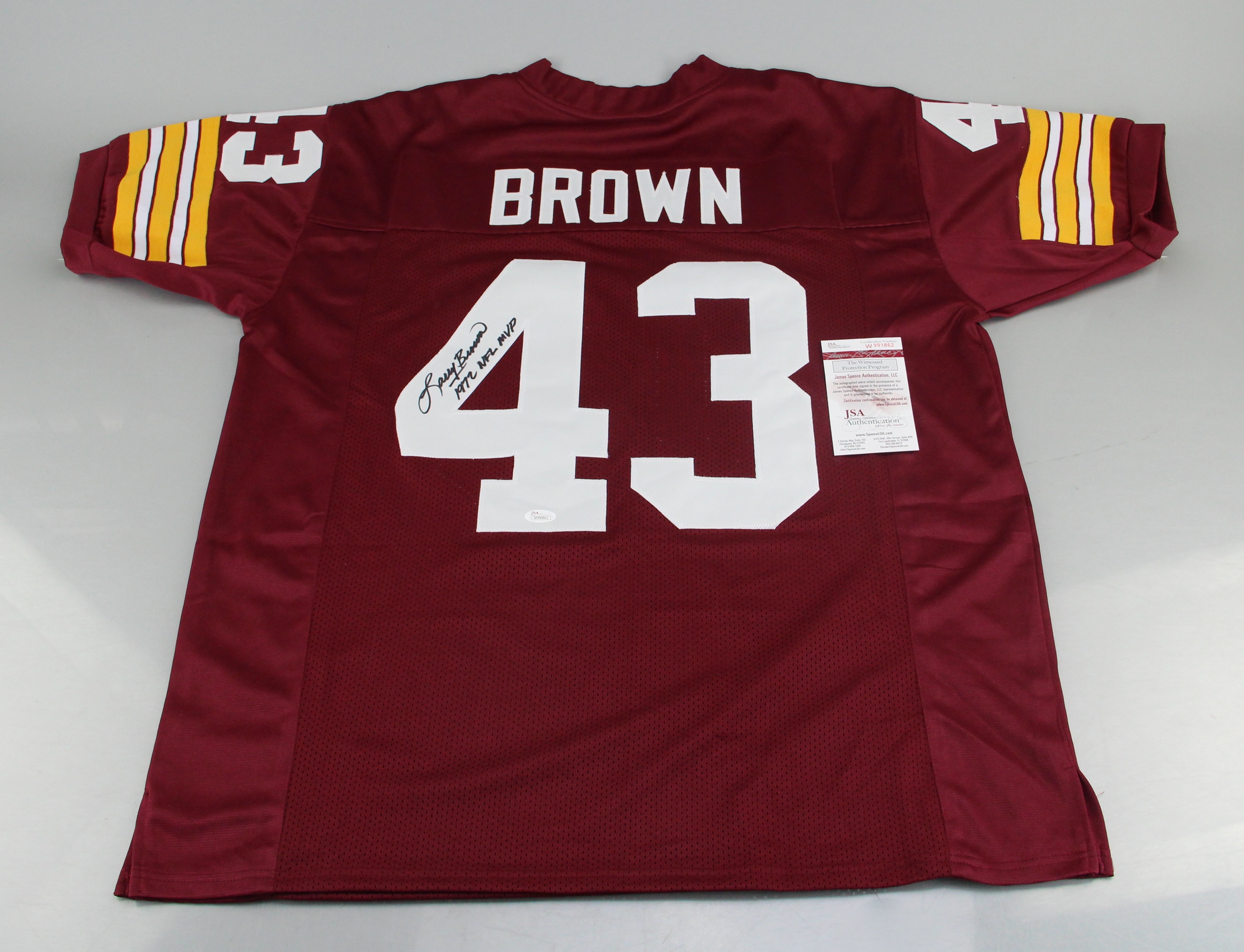 Larry Brown Autographed Jersey