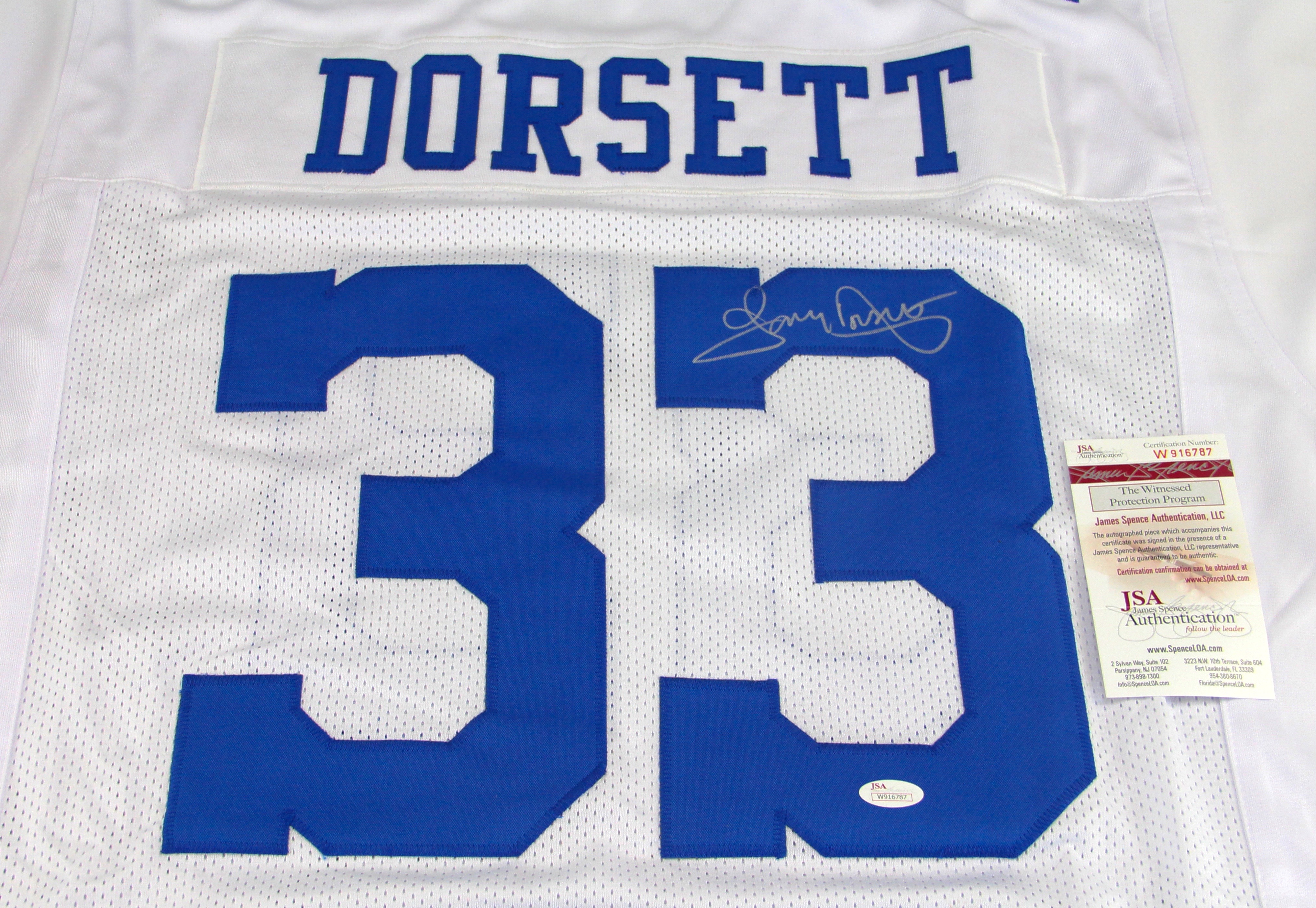 Tony Dorsett Autographed Jersey