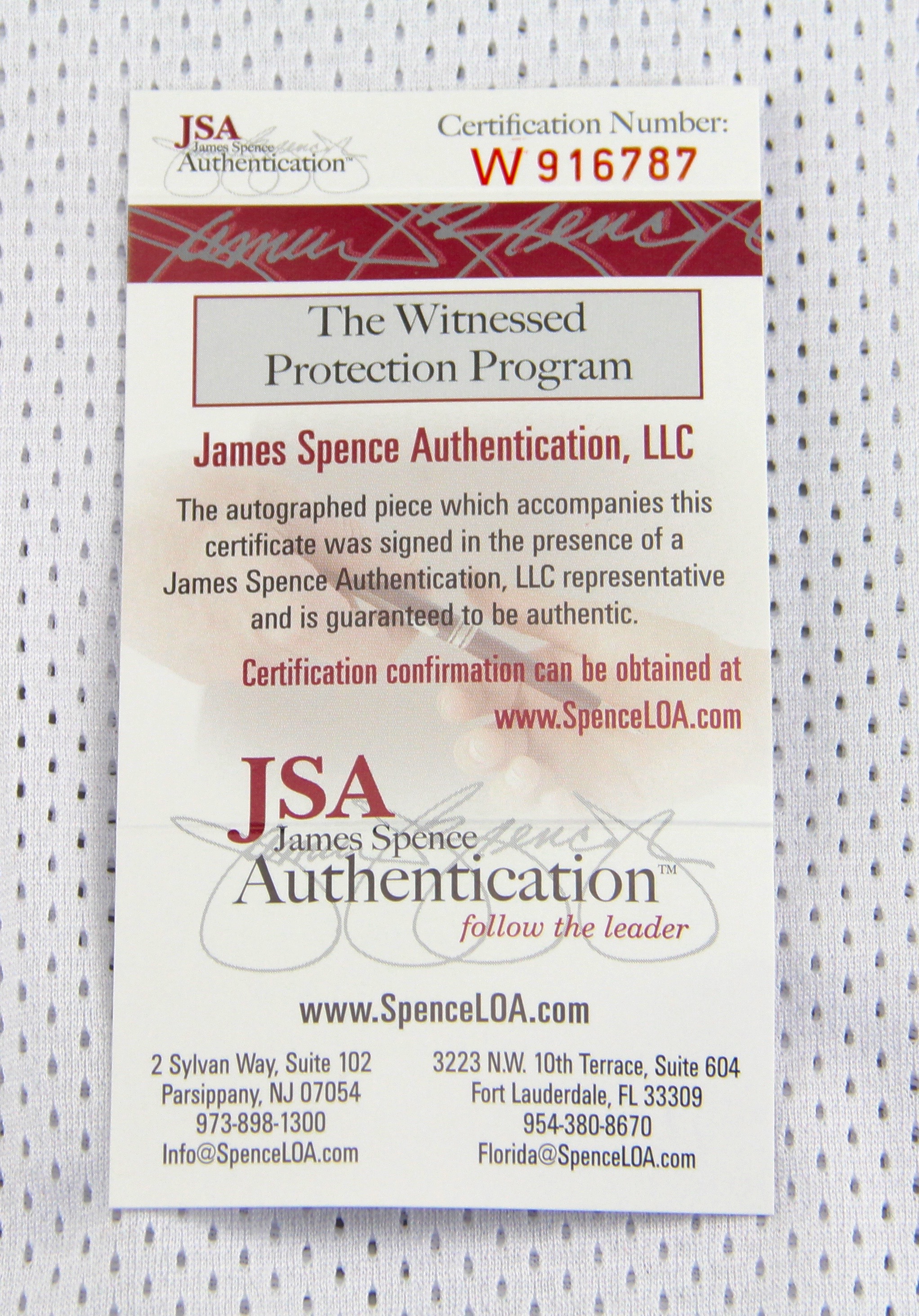 Tony Dorsett Autographed Jersey