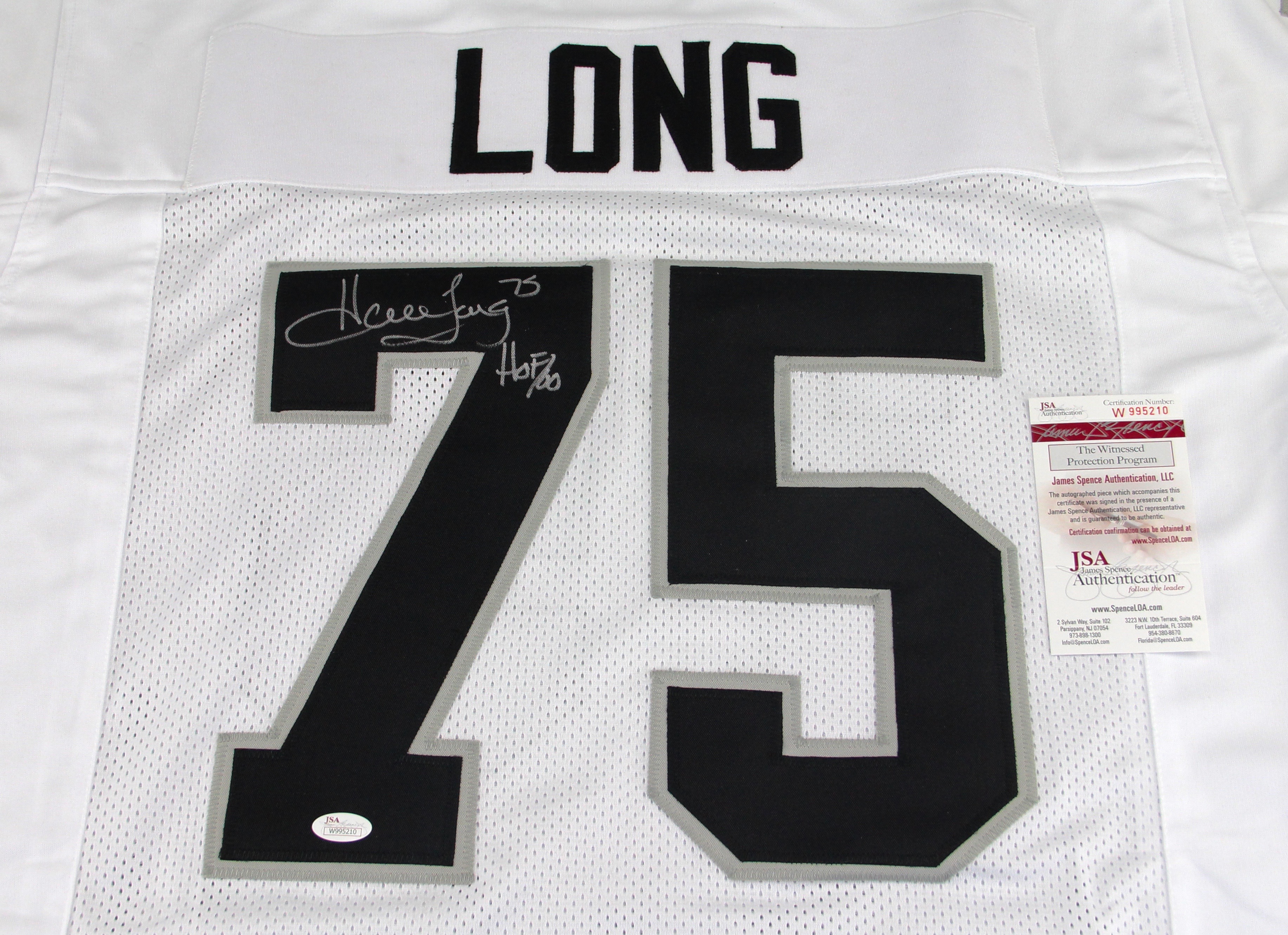 Howie Long Autographed Jersey