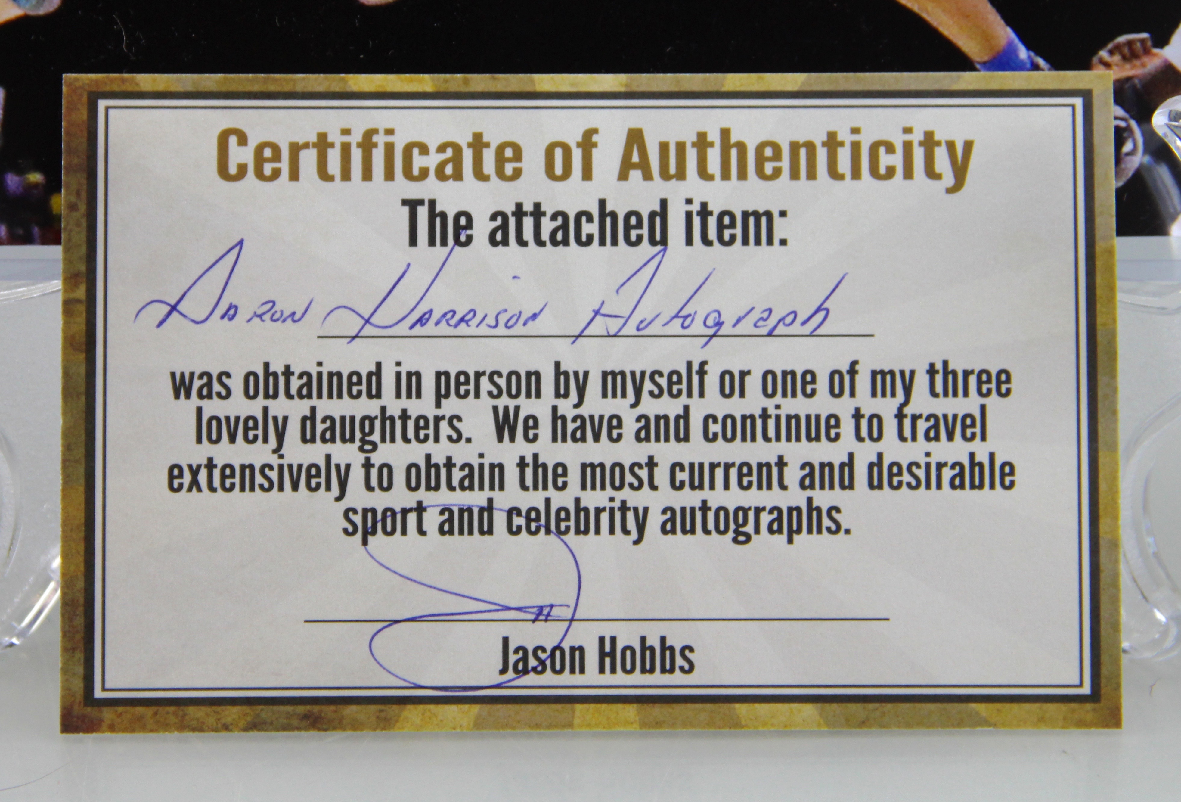 Aaron Harrison Autographed Photo