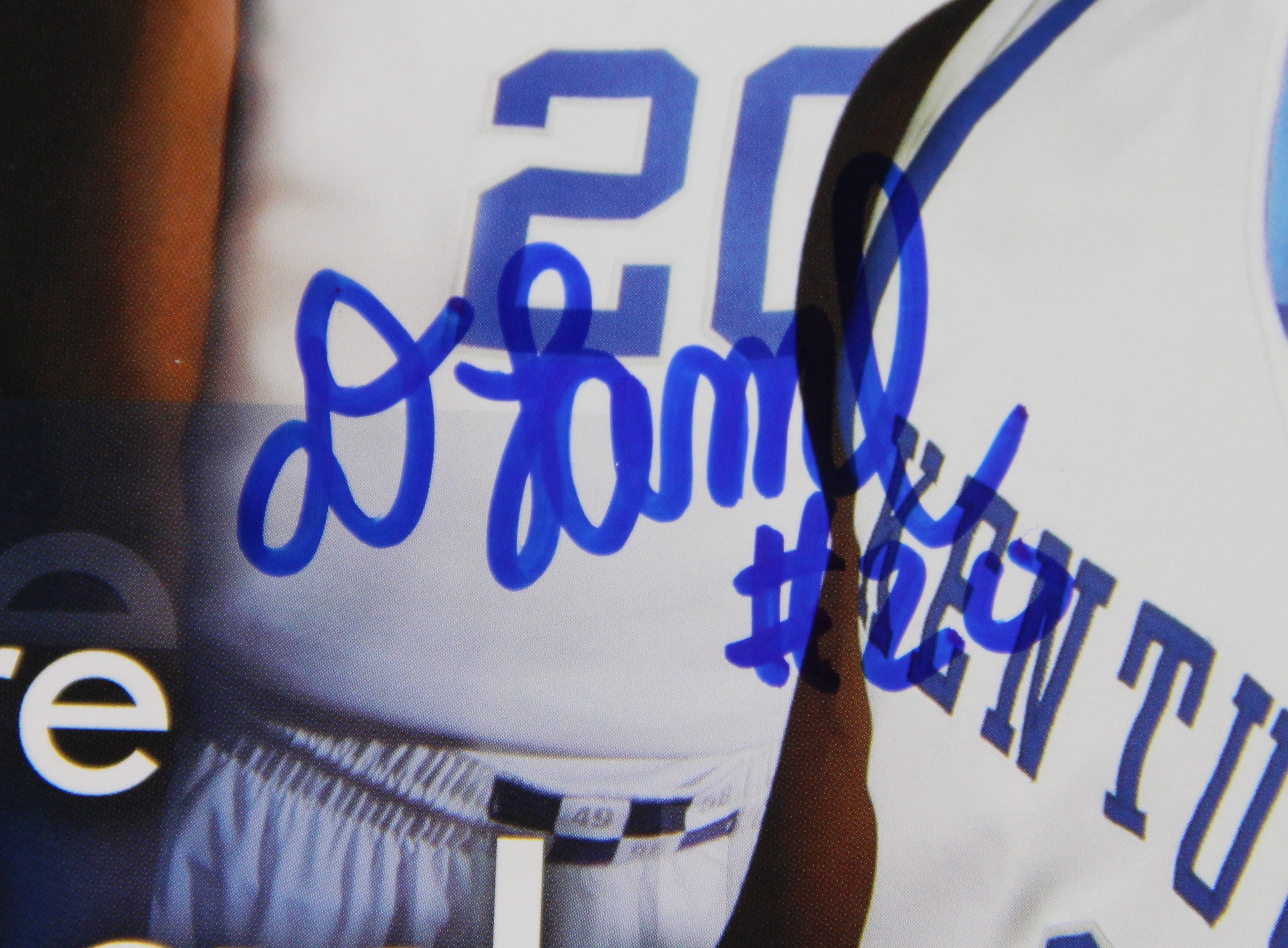 Autographed Kentucky Kernel with Terrence Jones and Doron Lamb