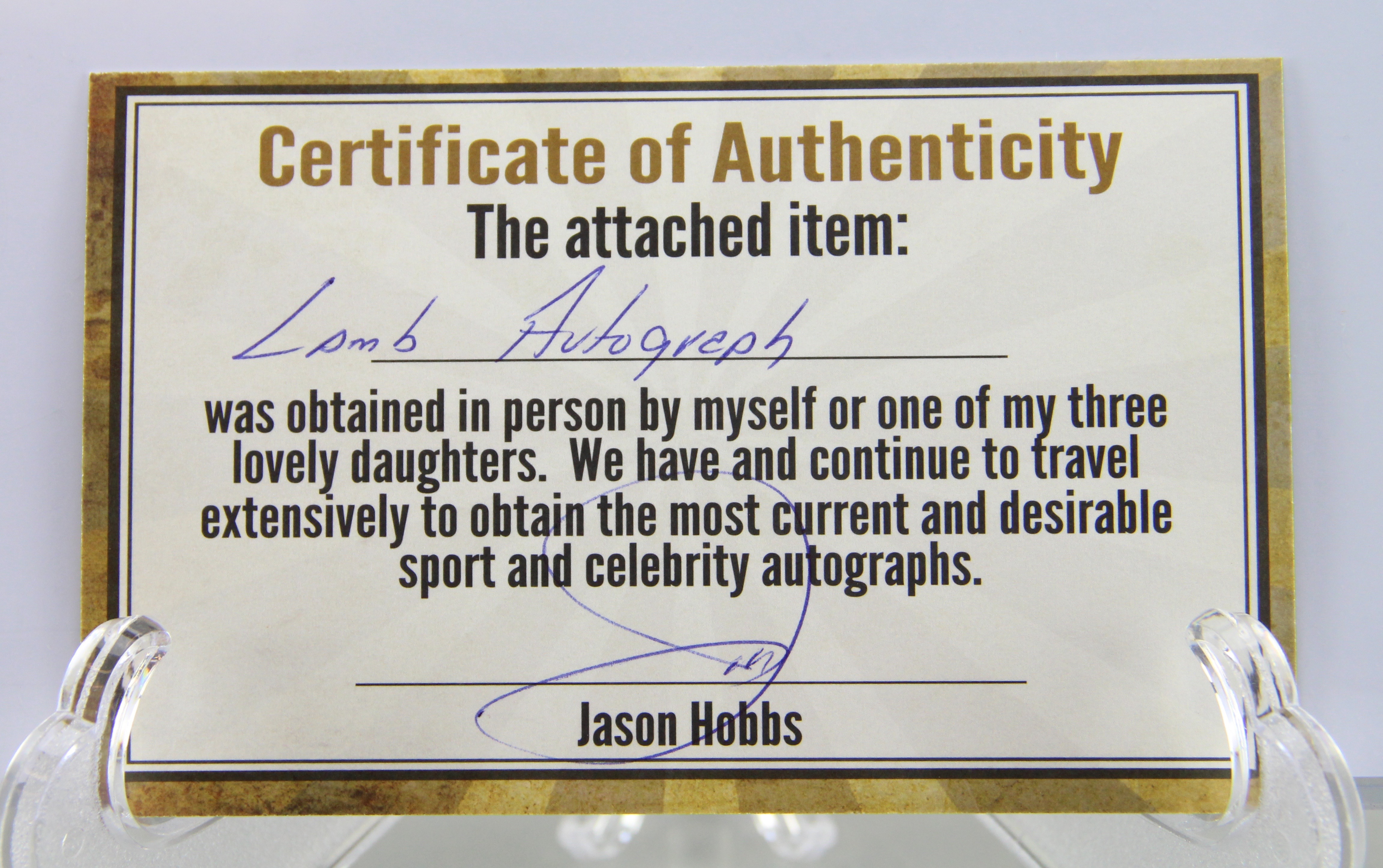 Doron Lamb Autographed Photo