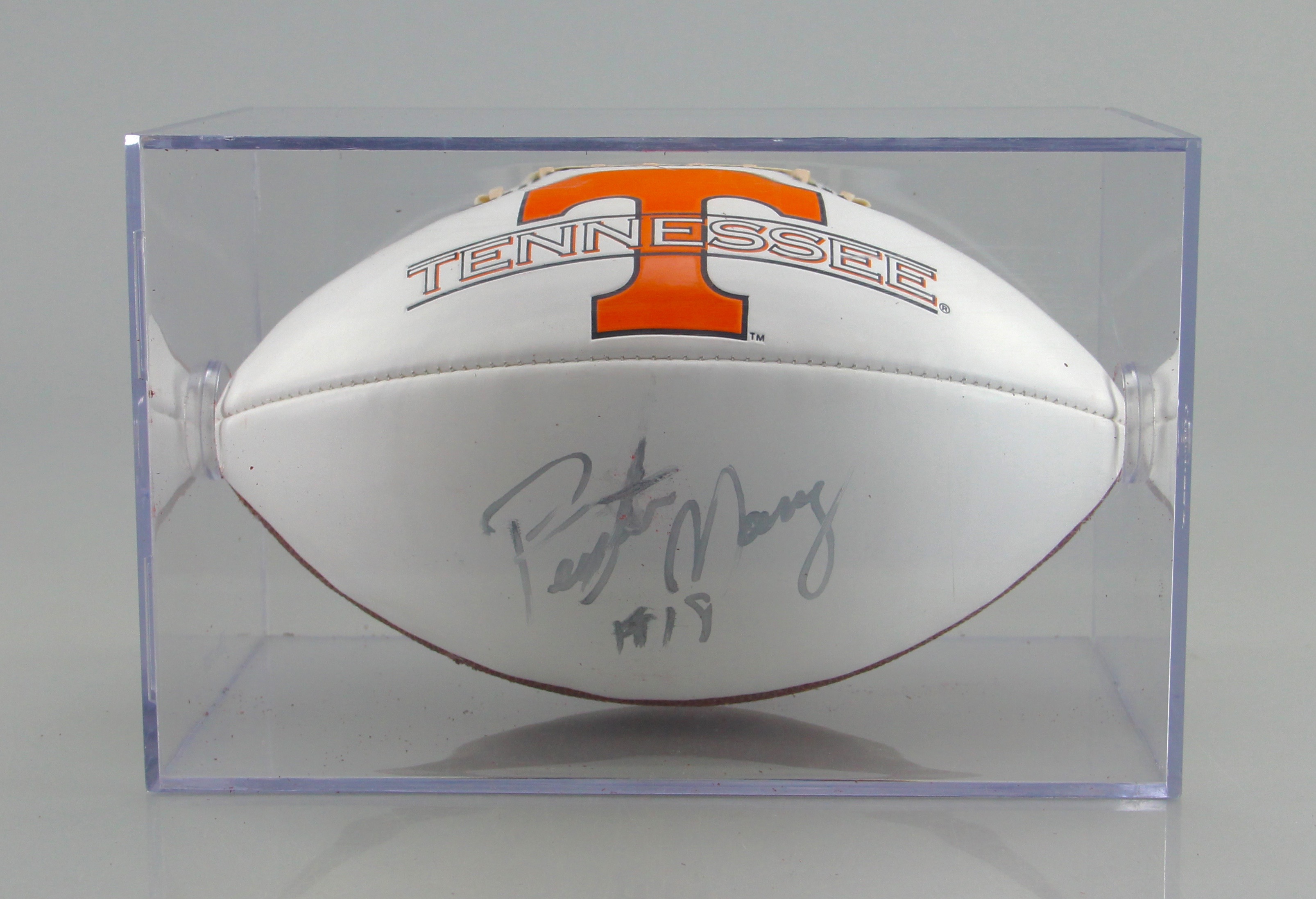 Peyton Manning Autographed Tennessee Football