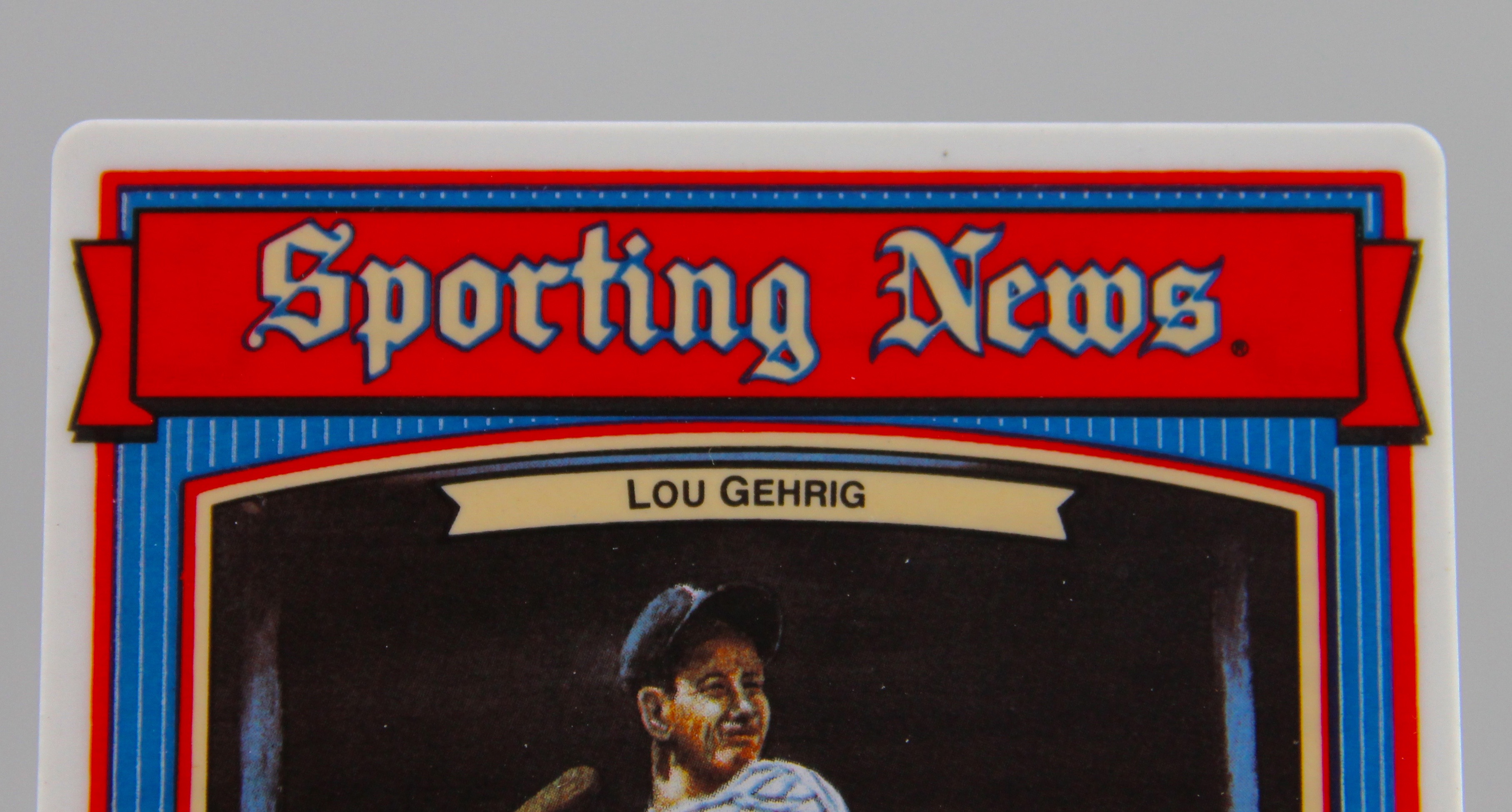 Sporting News Baseball Immortals Lou Gehrig Metal Card Ltd. Ed.