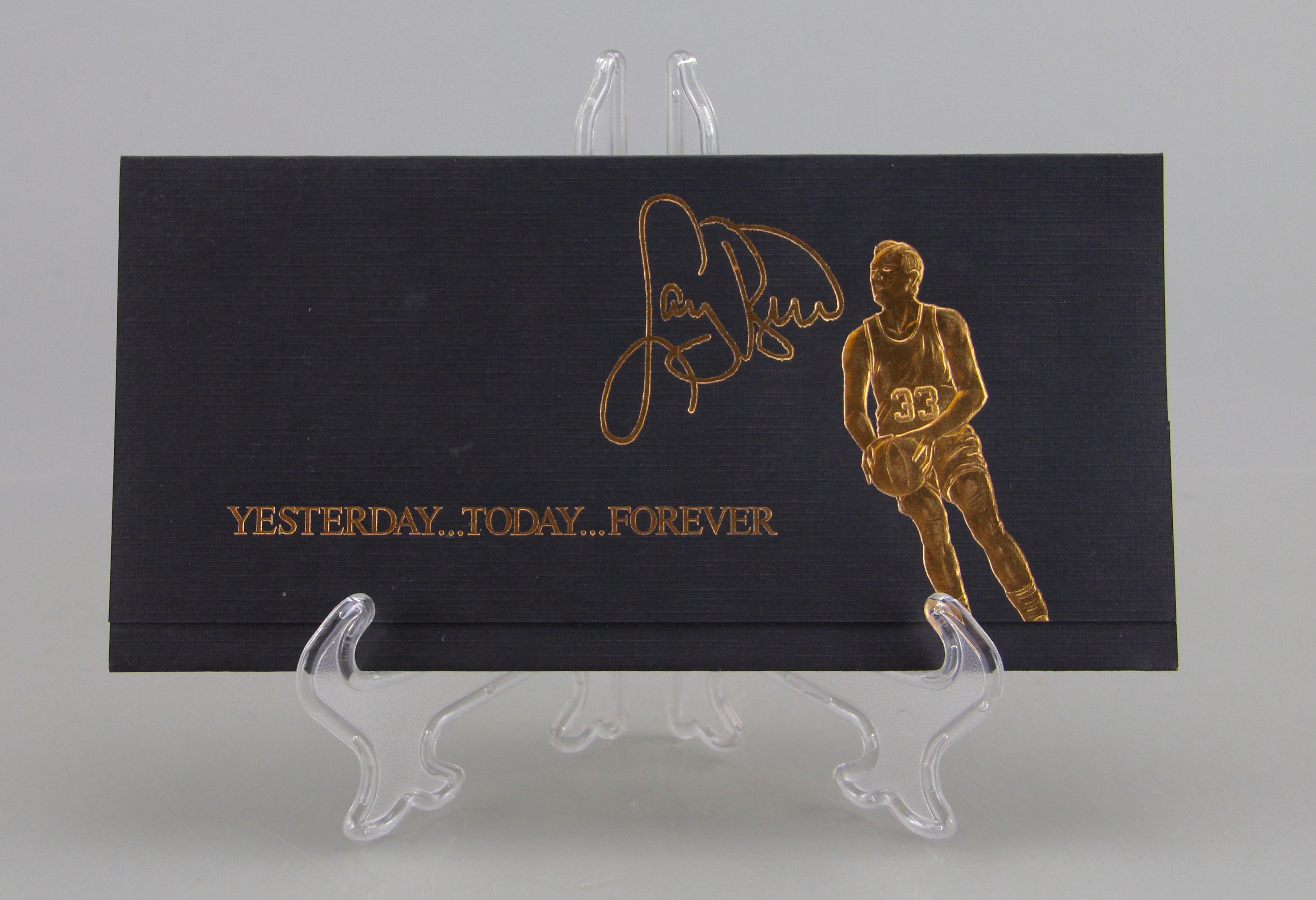 Assortment Of Three Larry Bird Hologram Card Sets Of Three