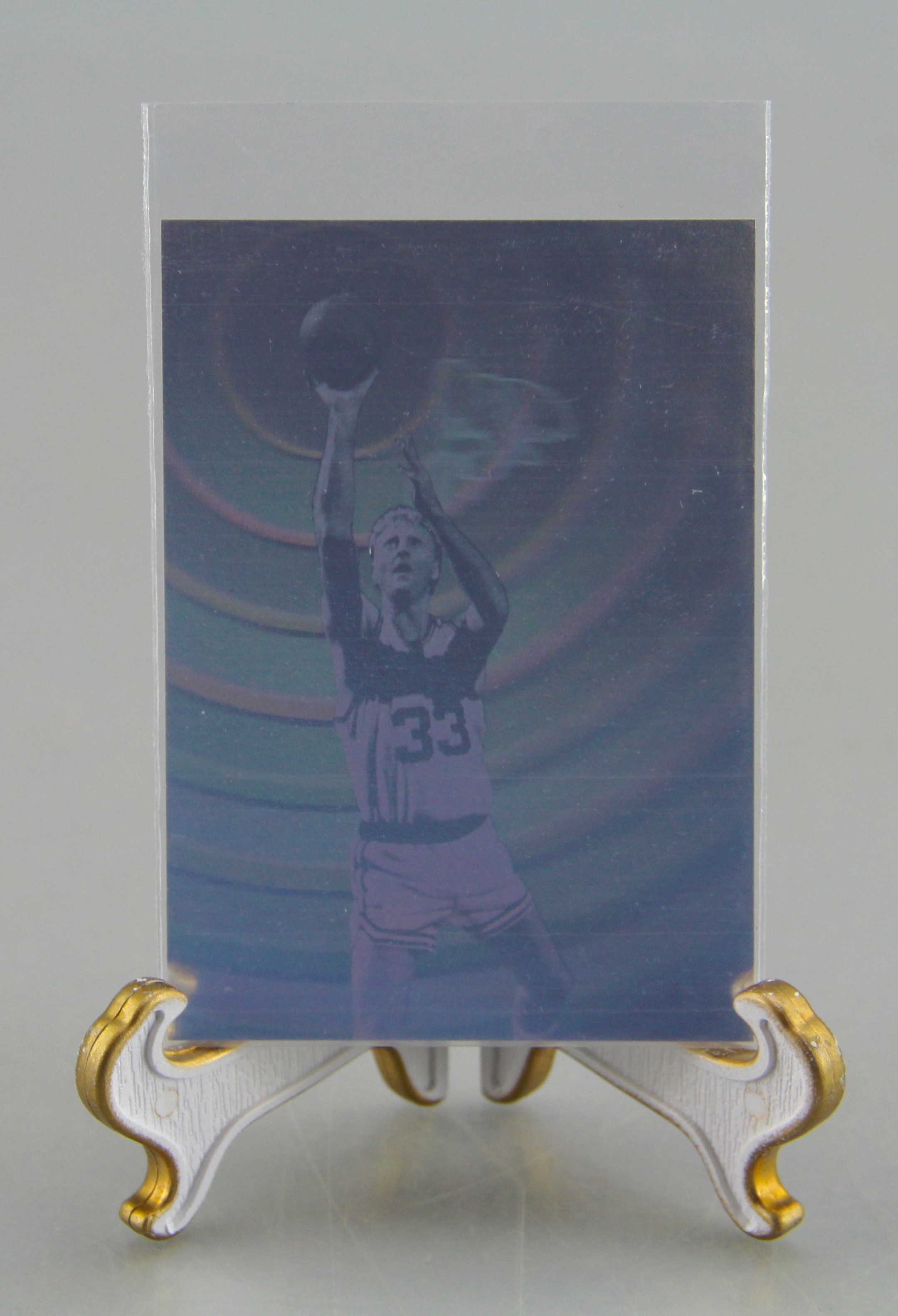 Assortment Of Three Larry Bird Hologram Card Sets Of Three