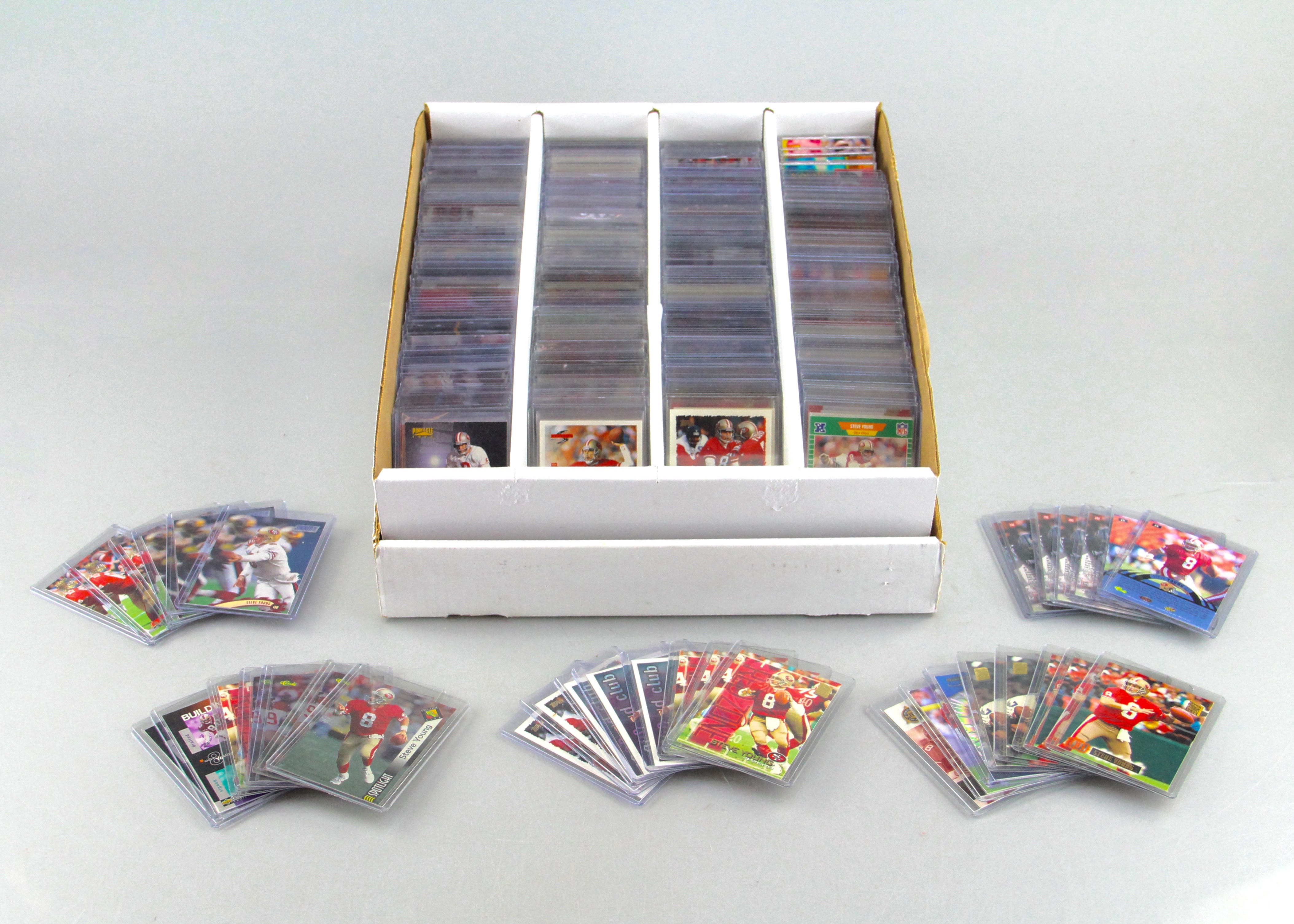 Huge Collection of Steve Young Football Cards