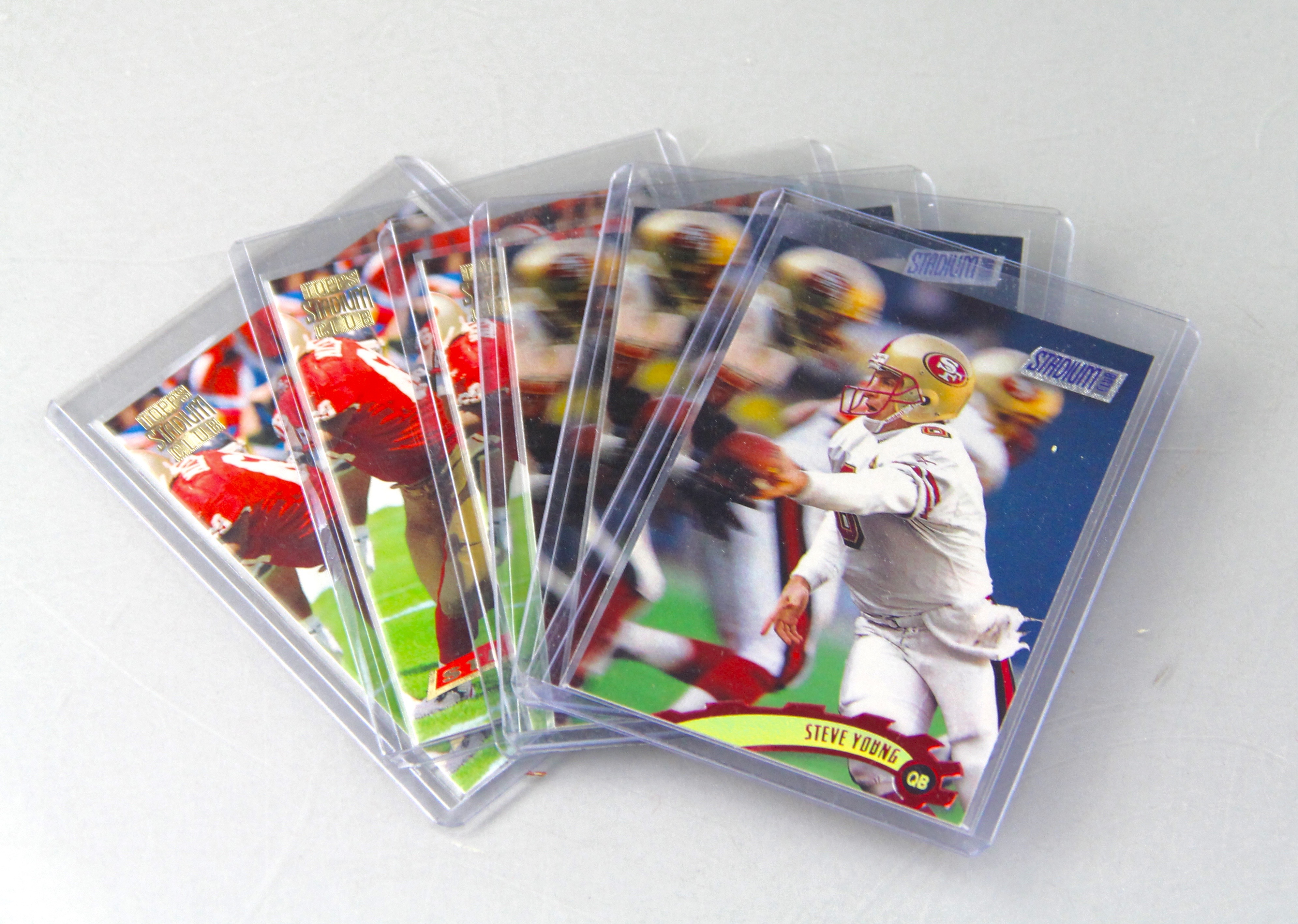 Huge Collection of Steve Young Football Cards