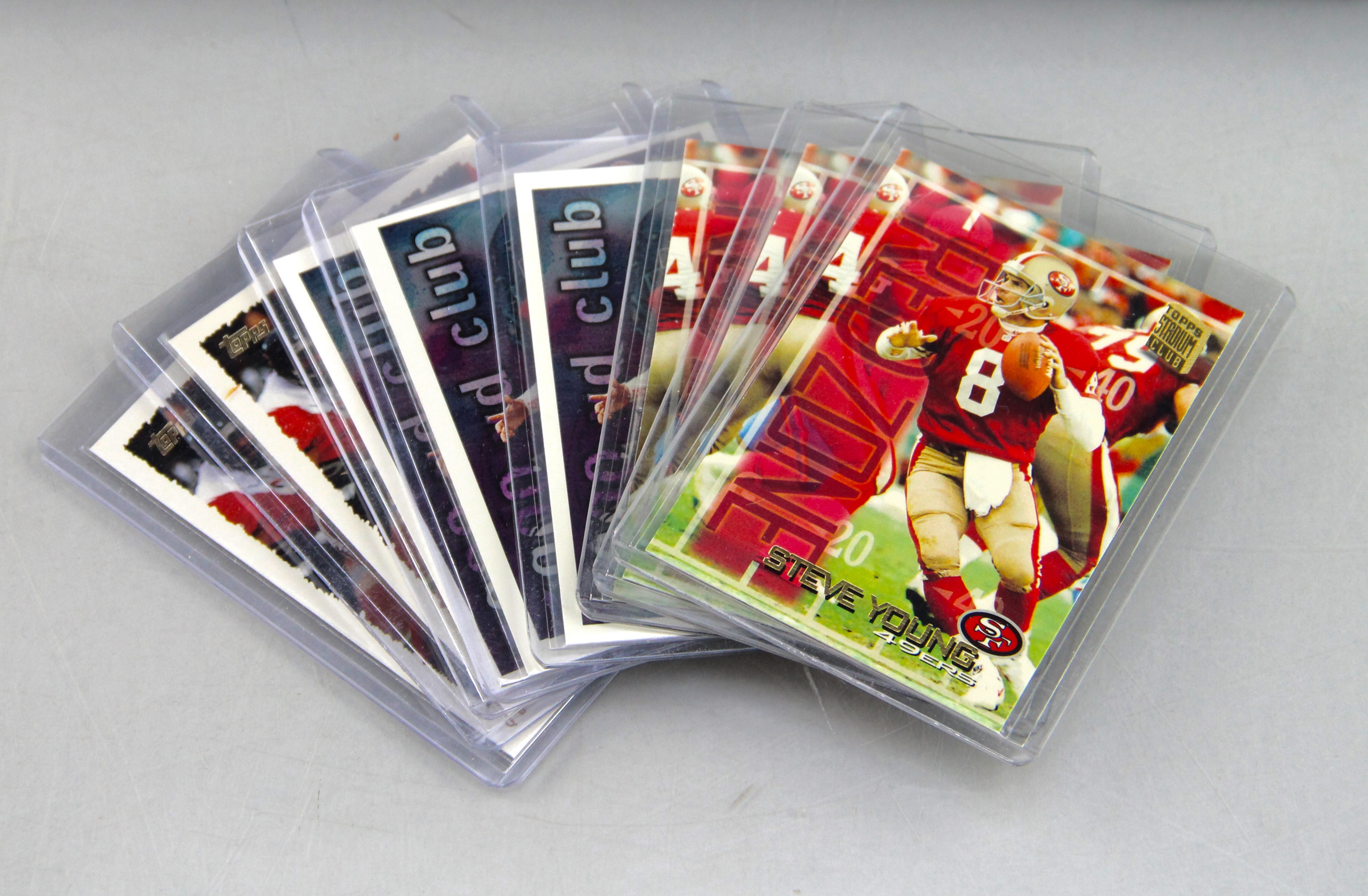 Huge Collection of Steve Young Football Cards