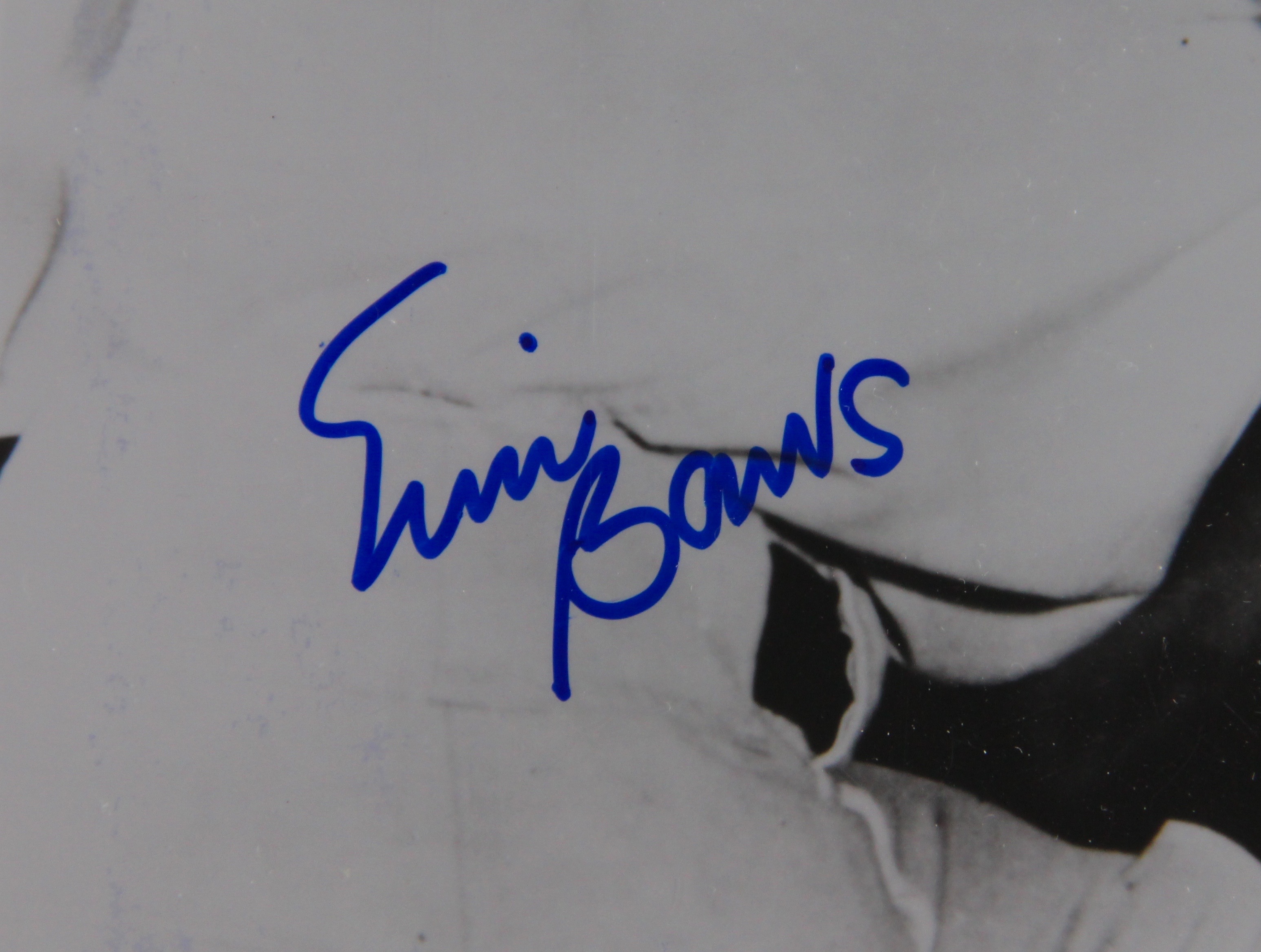 Autographed Ernie Banks Photo Print