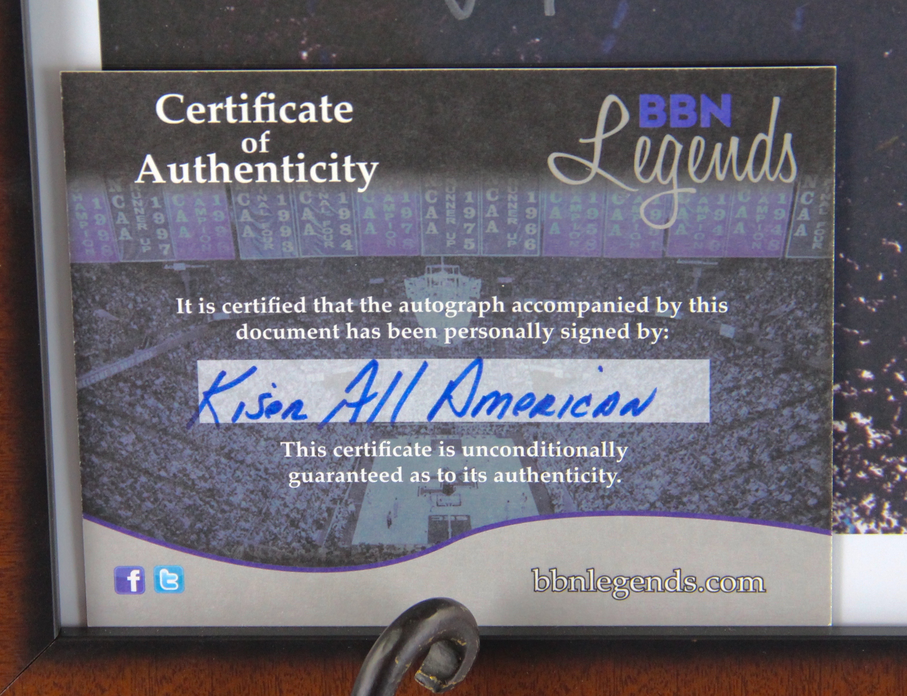 Autographed Wildcat Giclee Print by Aaron Kizer