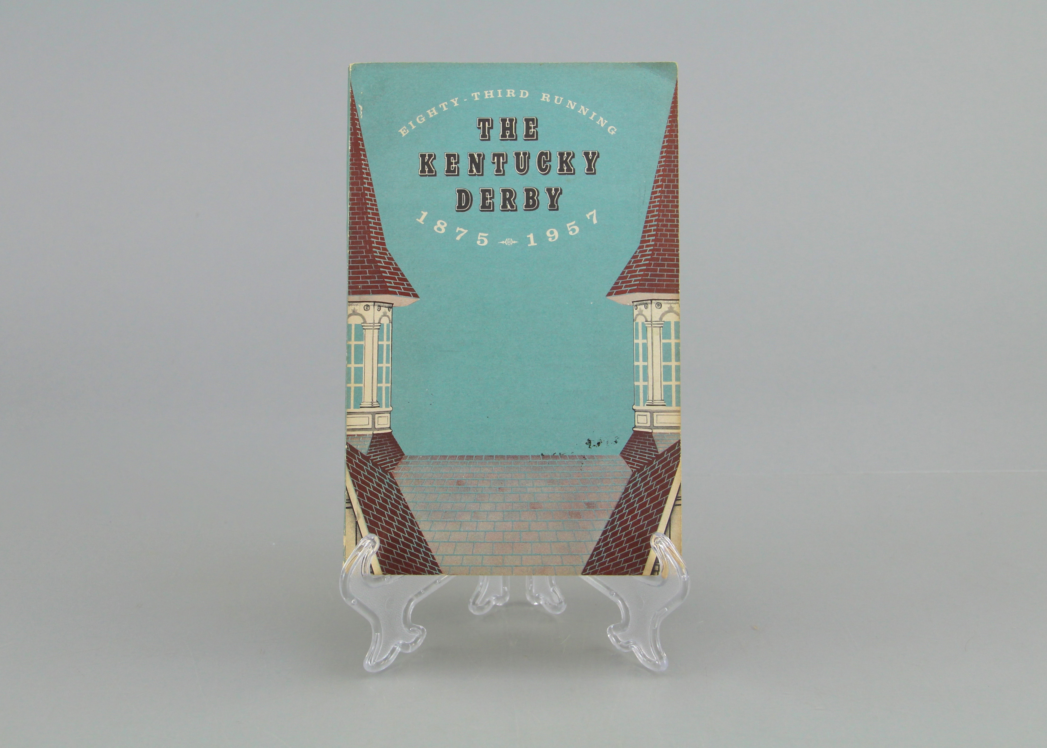 Vintage 1957 Kentucky Derby Media Book at Churchill Downs