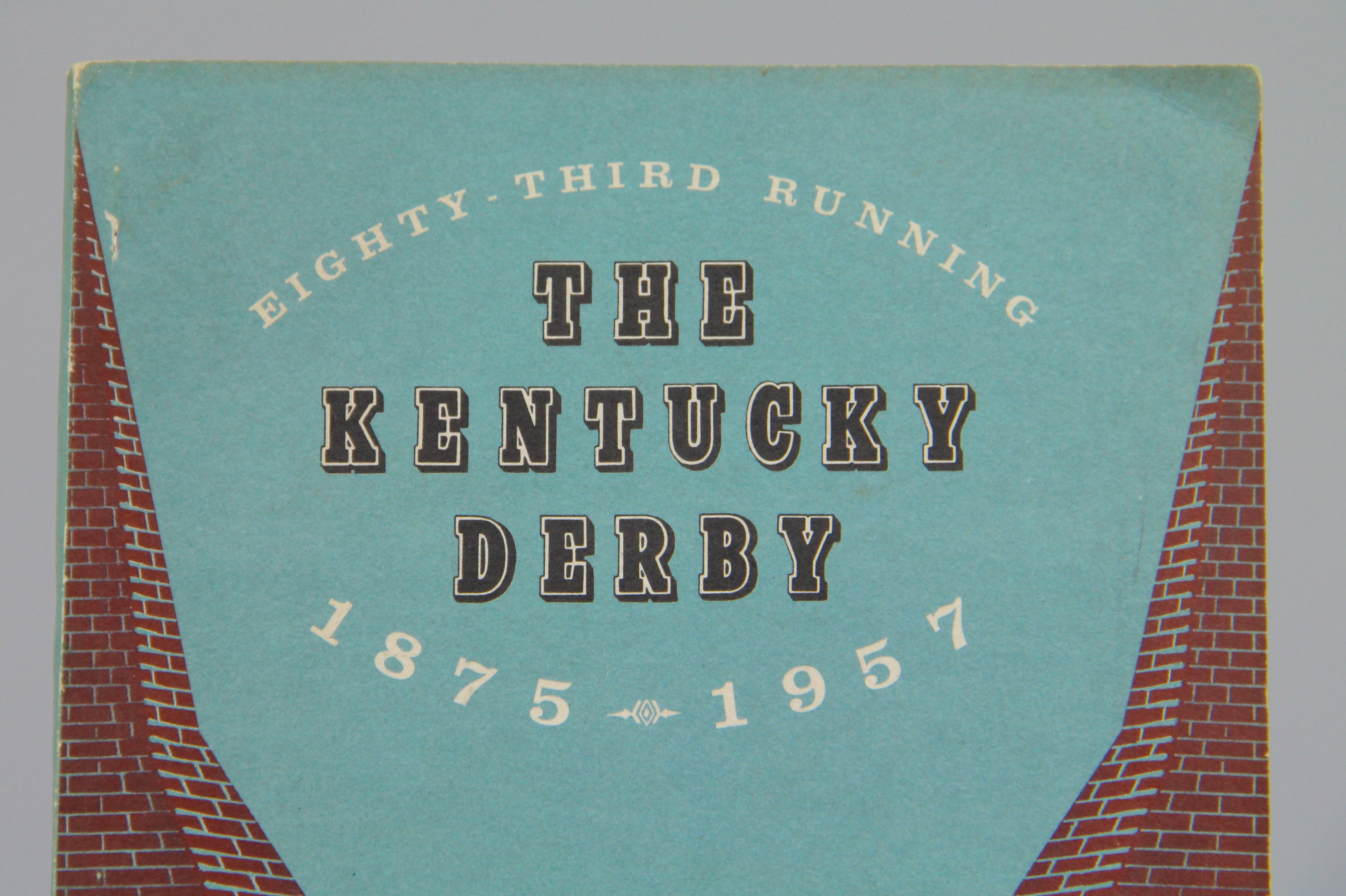 Vintage 1957 Kentucky Derby Media Book at Churchill Downs