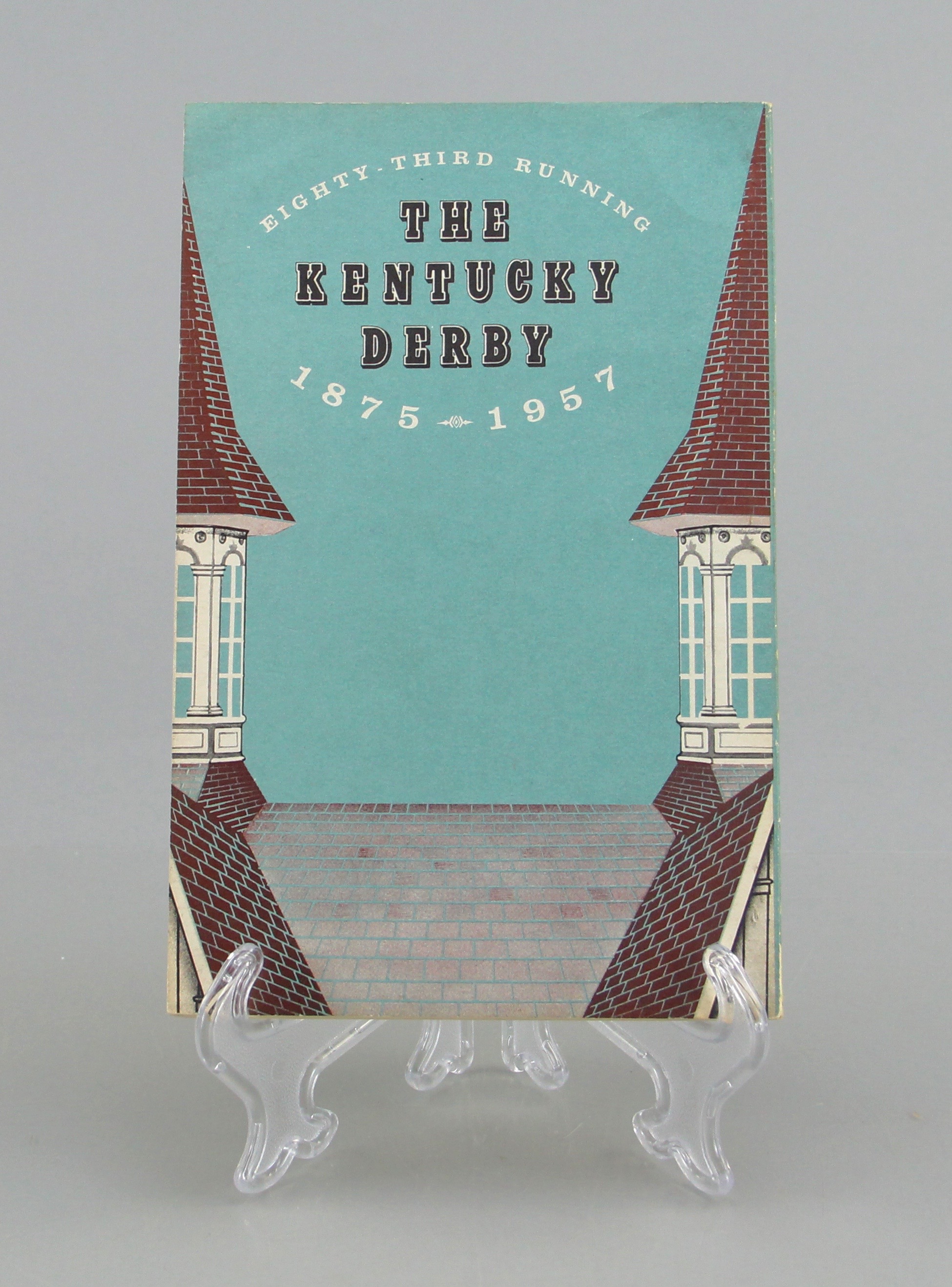 Vintage 1957 Kentucky Derby Media Book at Churchill Downs