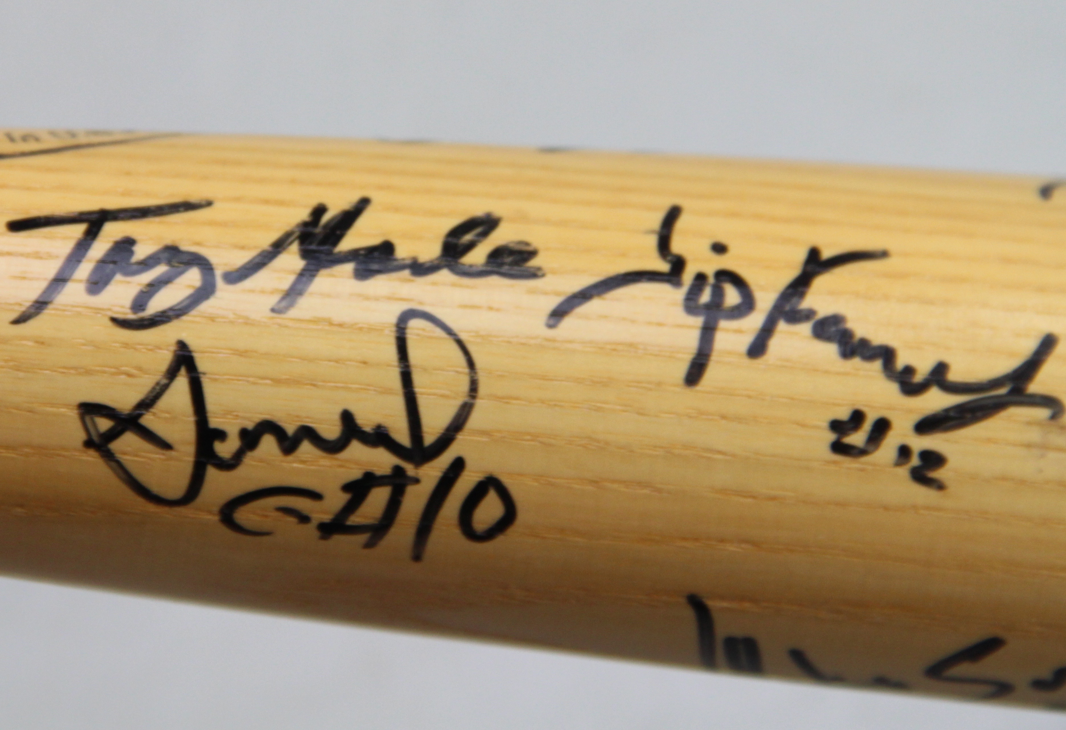 Autographed Lexington Legends Baseball Bat