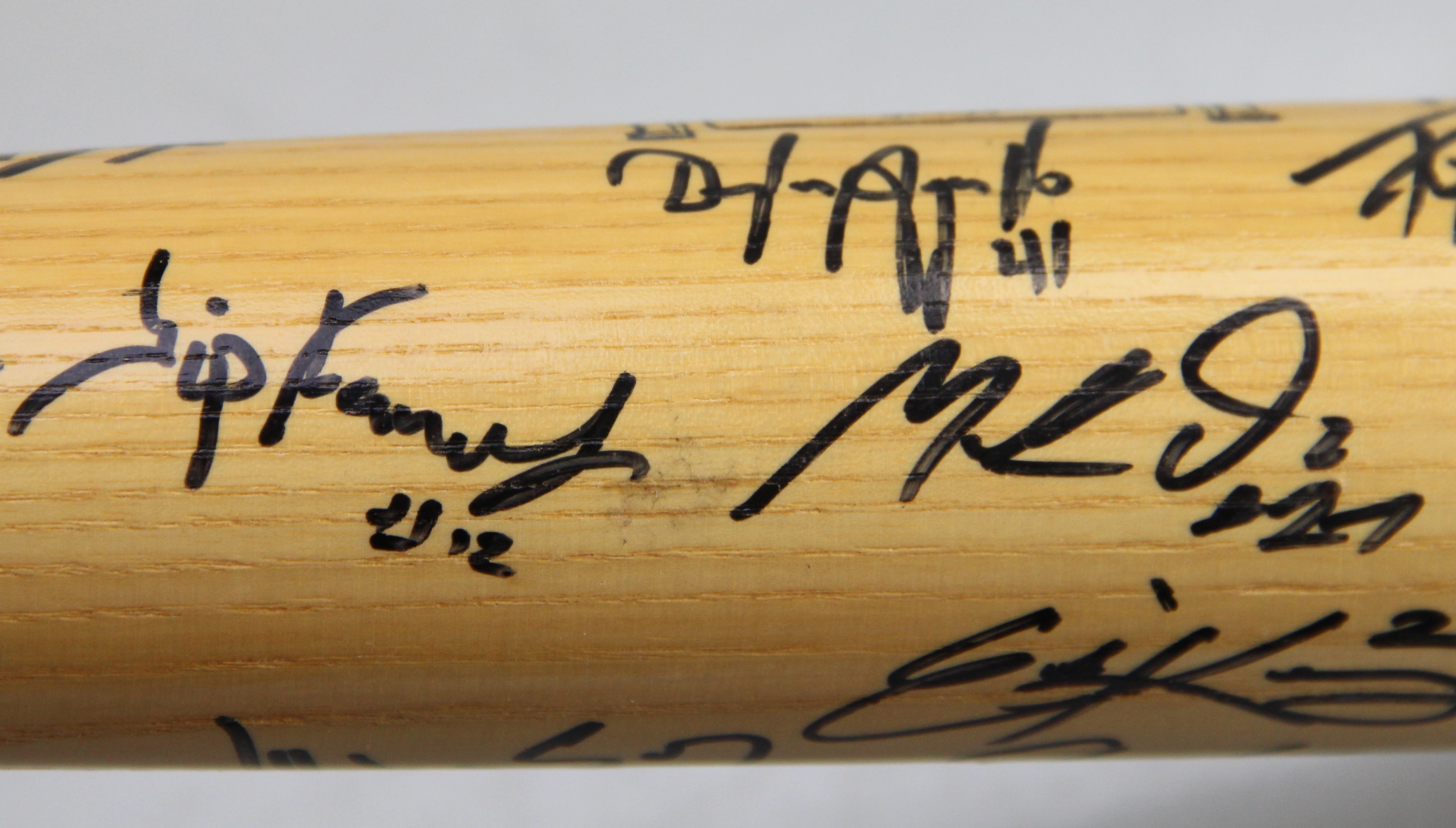 Autographed Lexington Legends Baseball Bat