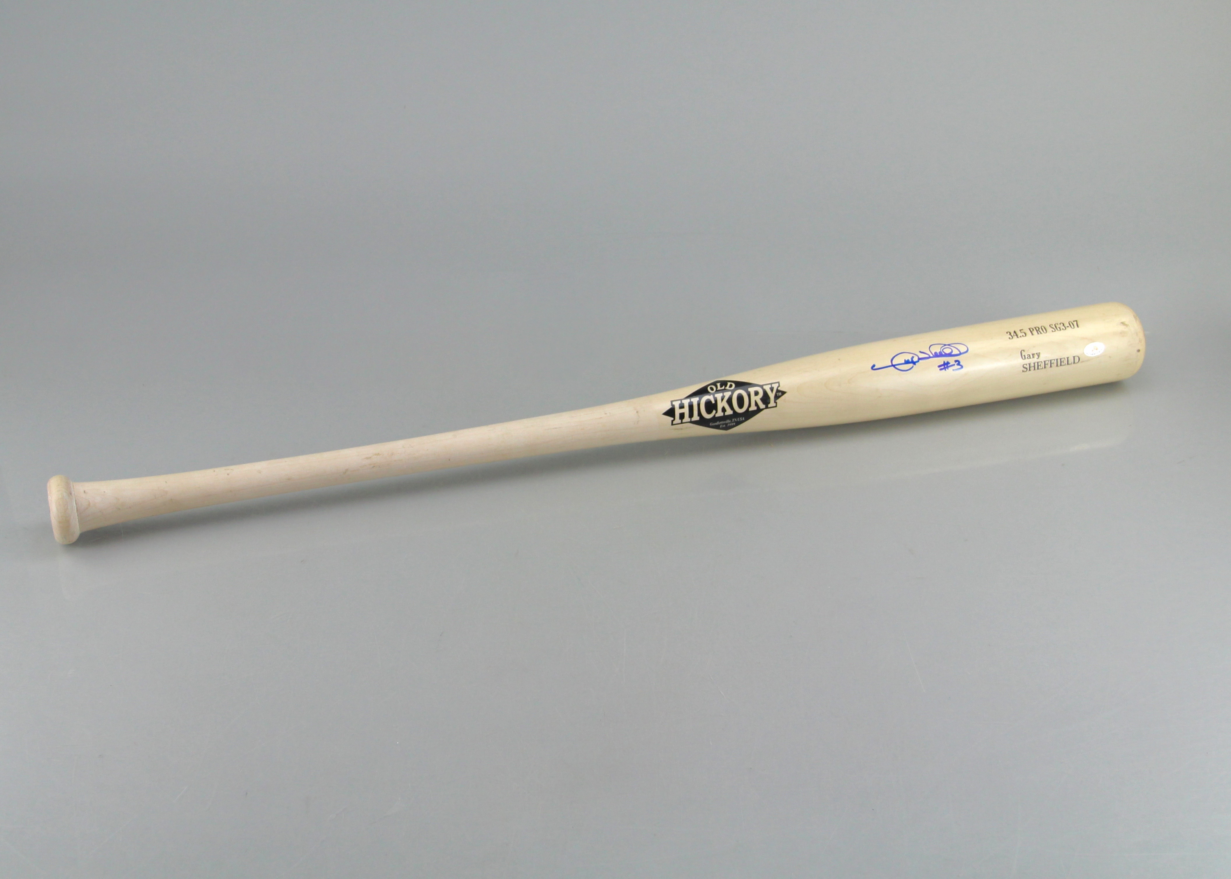 Gary Sheffield Old Hickory Autographed Baseball Bat