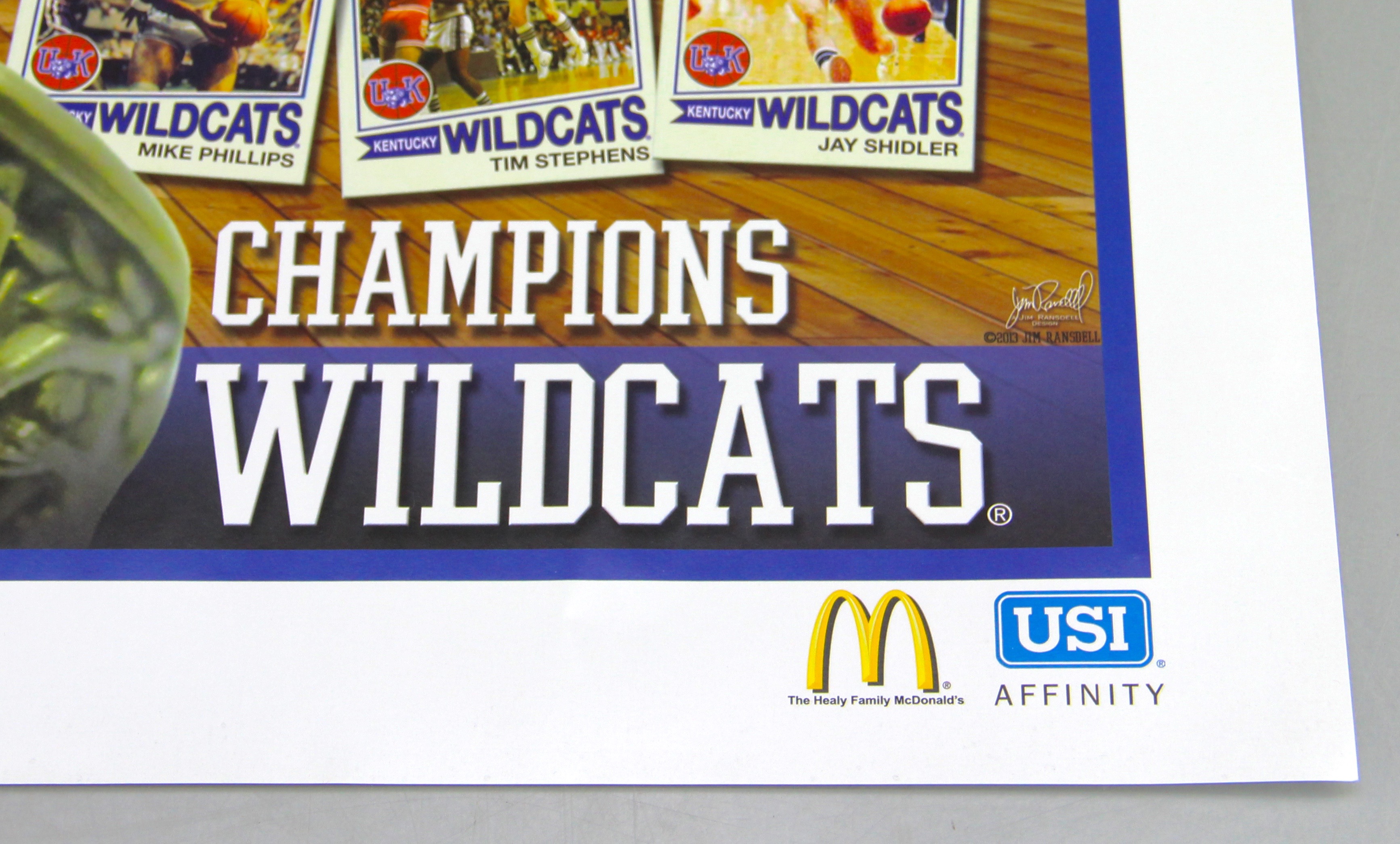 UK Wildcats 1978 NCAA Basketball Champions Poster
