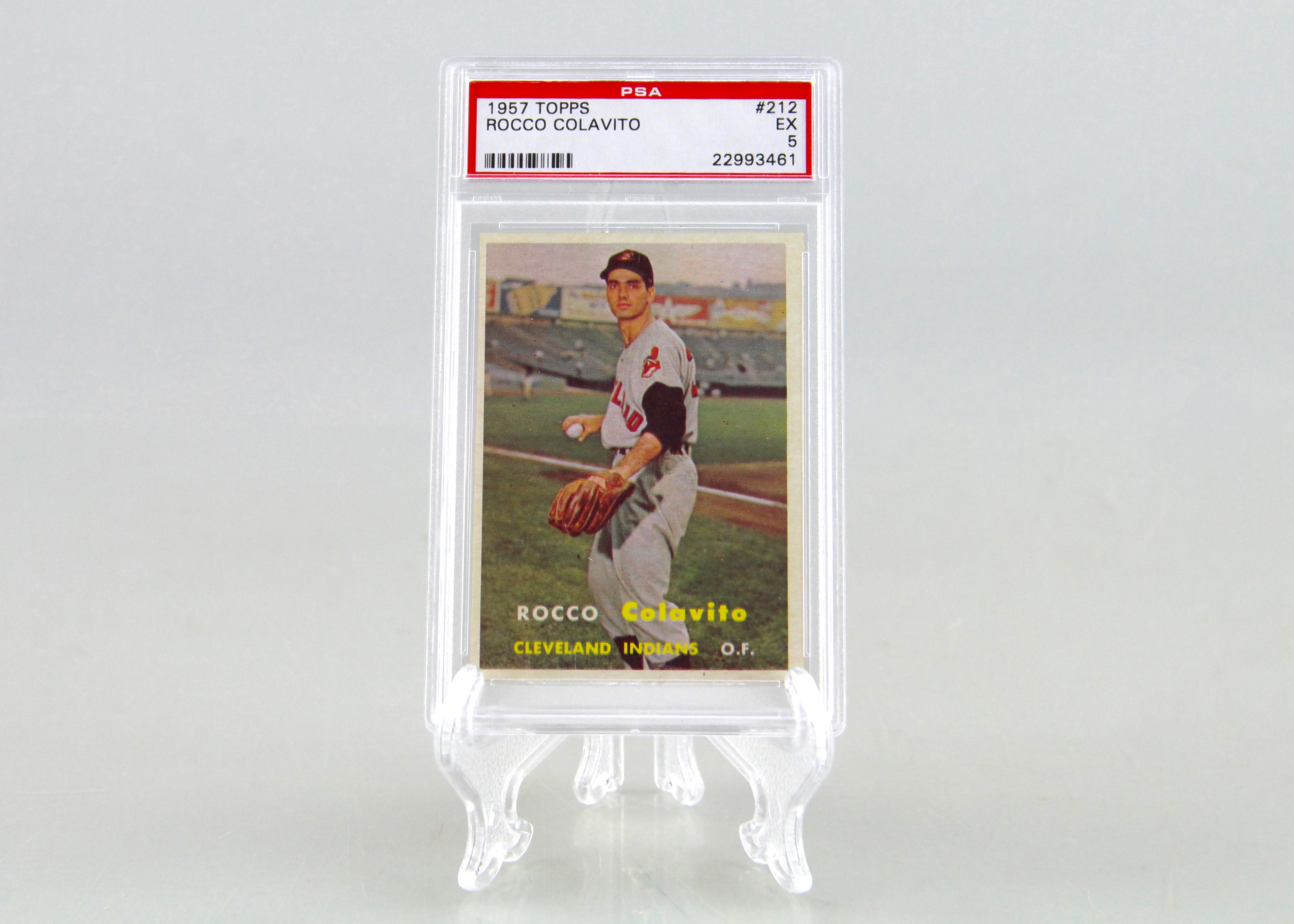 1957 Topps Rocco Colavito Graded EX 5