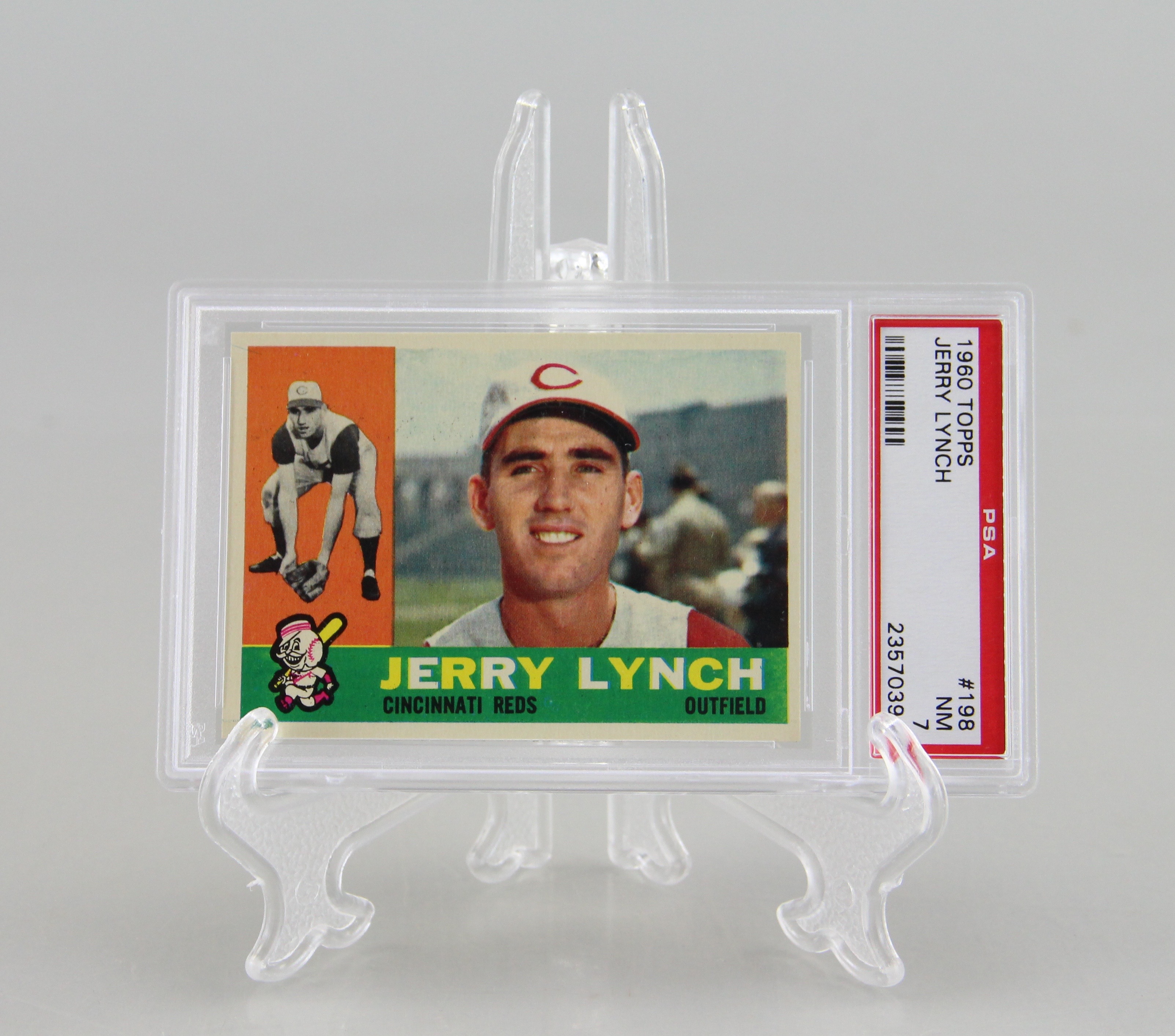 Assortment Of Four 50's Redlegs/Red Graded Baseball Cards