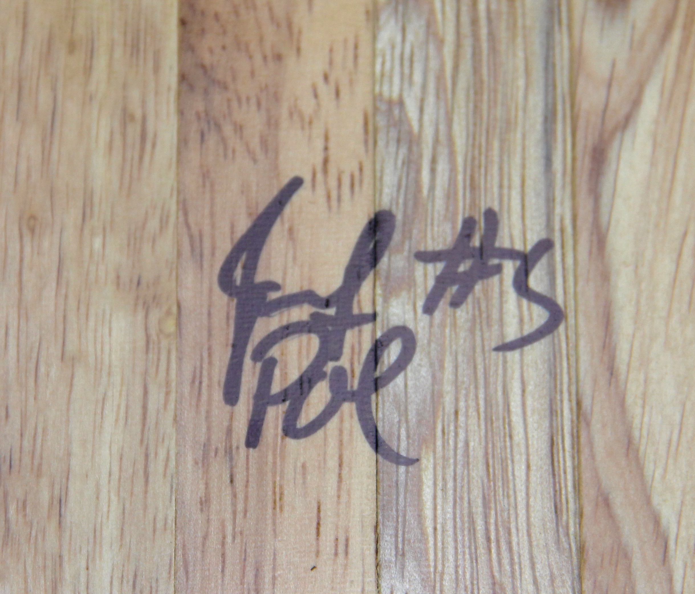 Autographed 2012-13 UK Wildcats Mens Basketball Floor Board