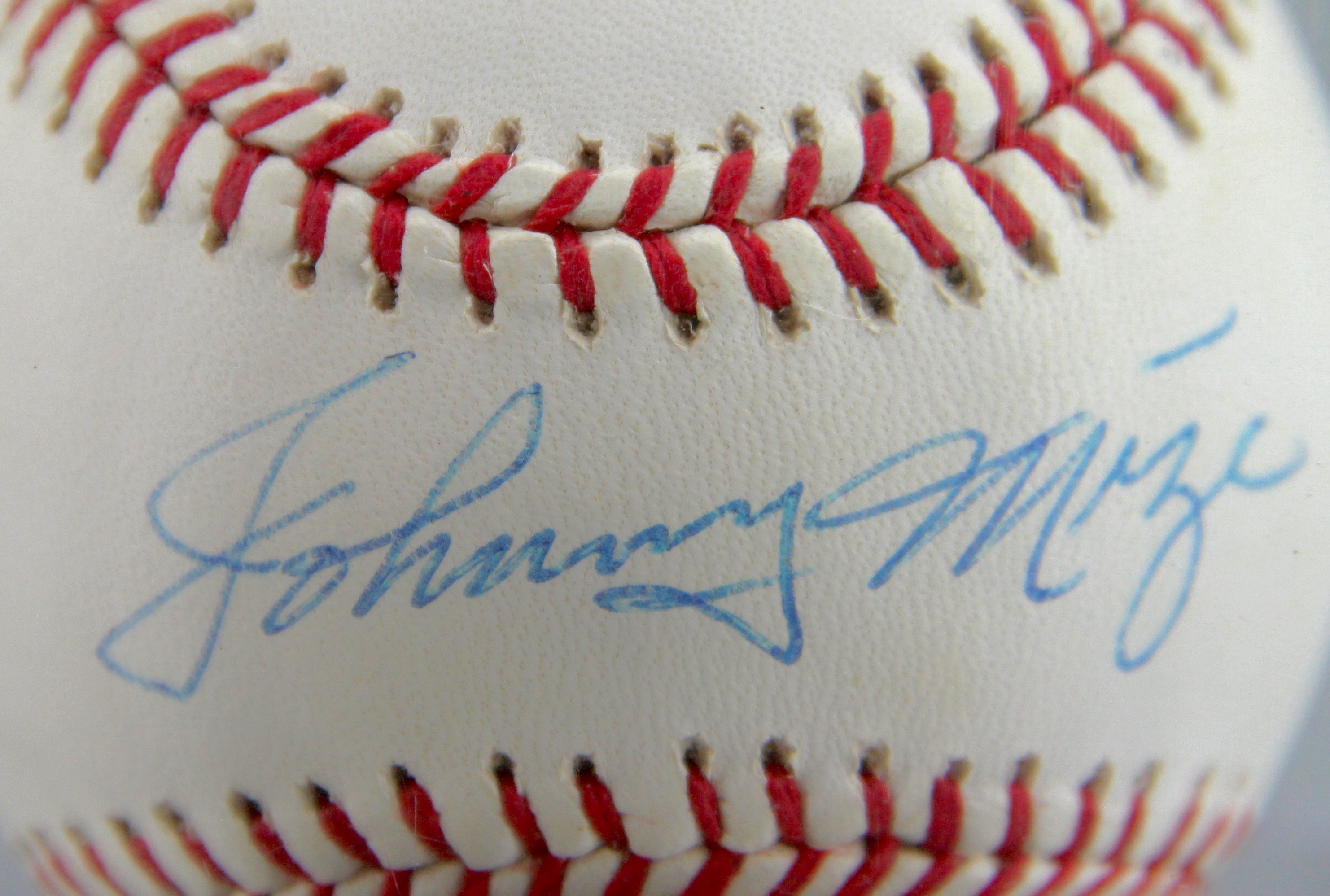 Johnny Mize Autographed Baseball