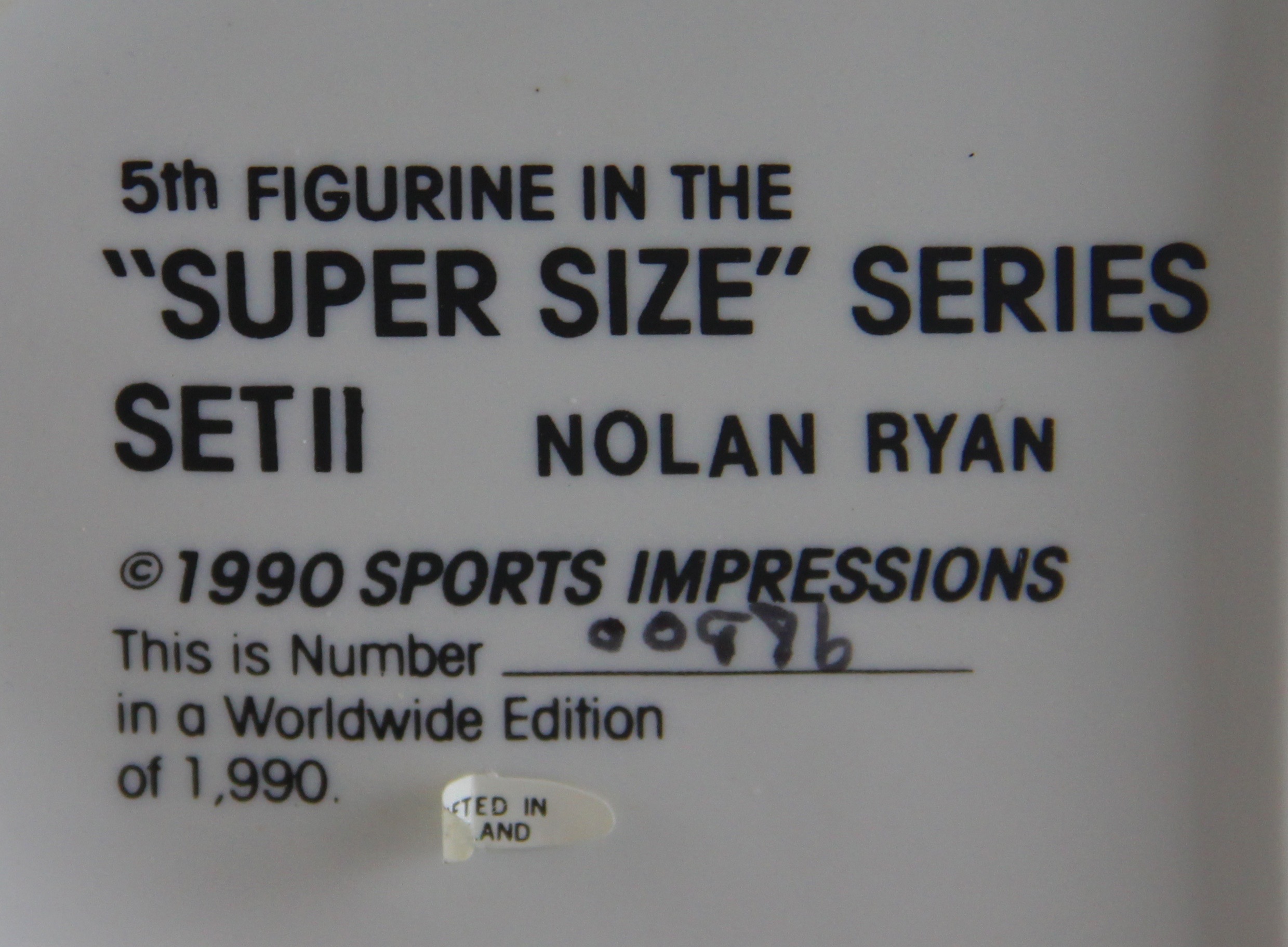 Nolan Ryan 5000K Figurine