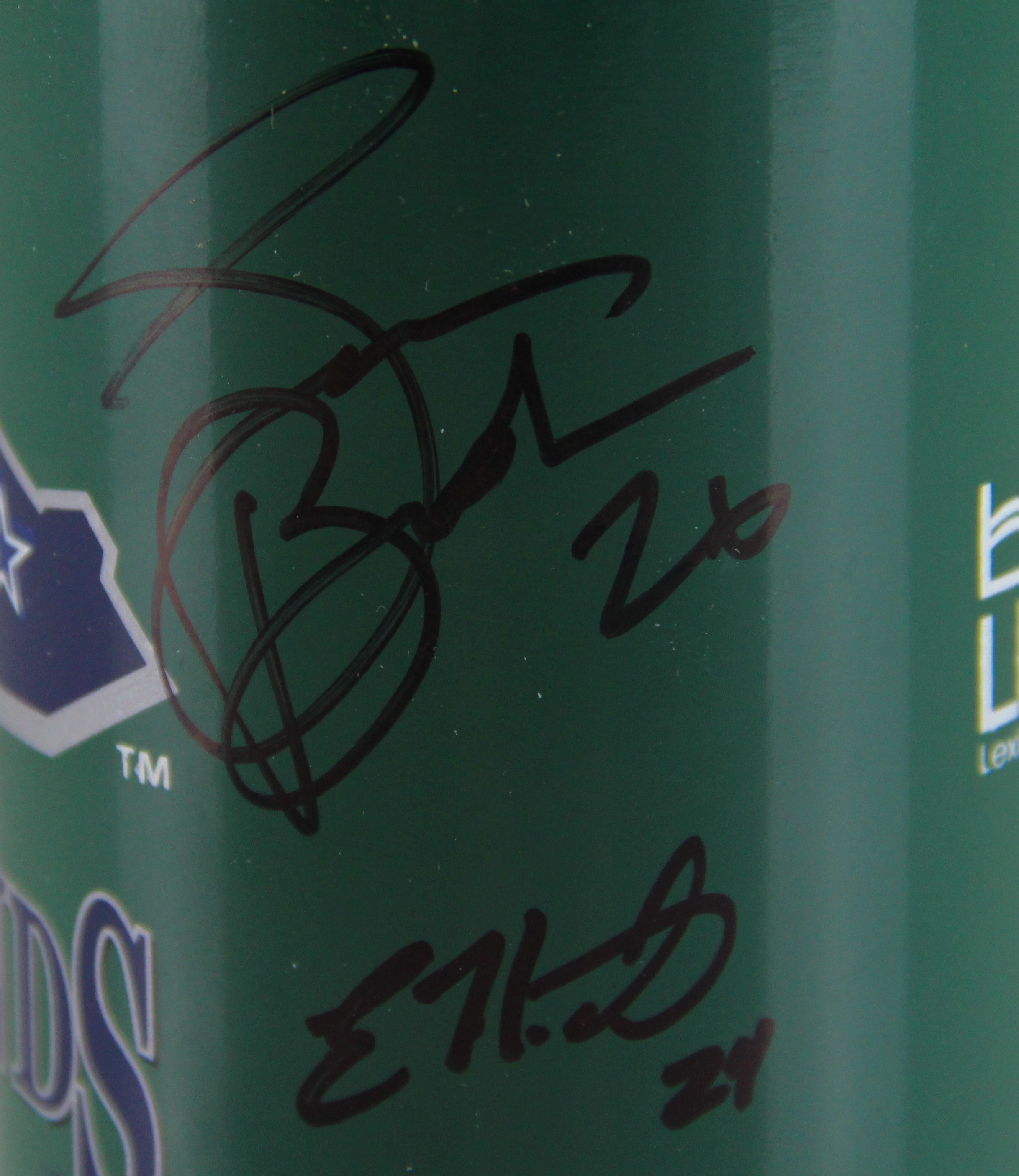 Lexington Legends Metal Water Bottle Signed