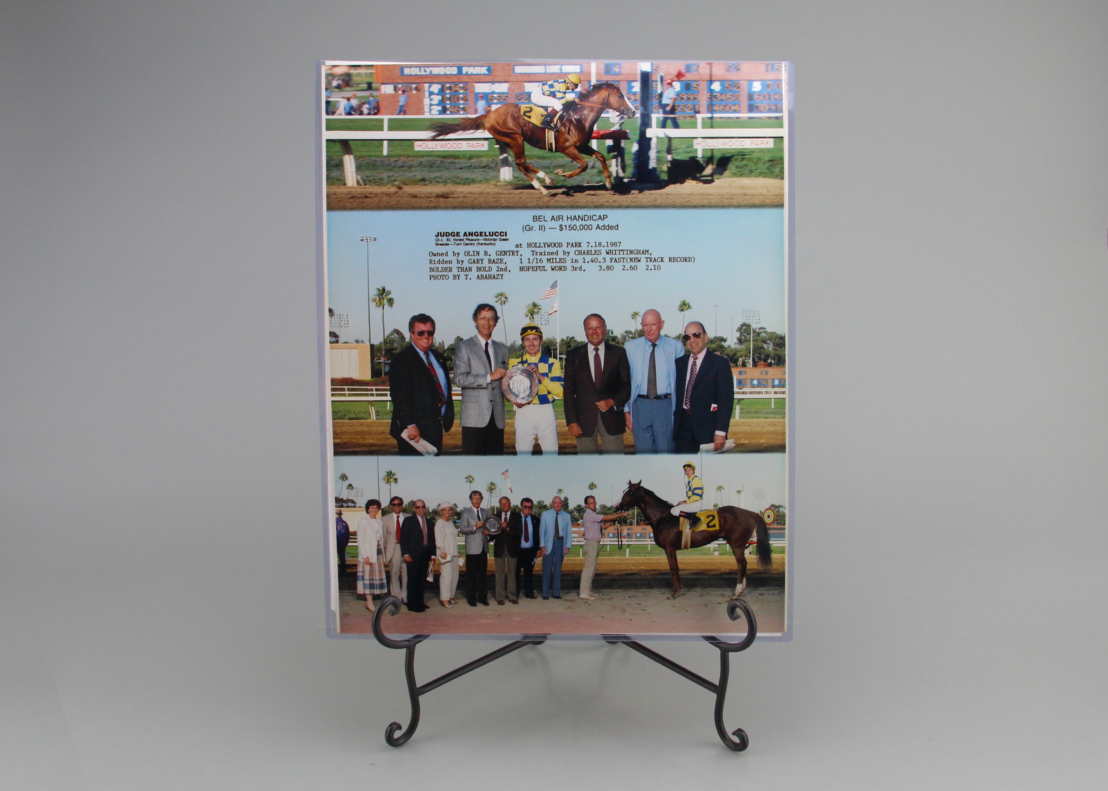 Cinema Breeder's Cup And Bel Air Handicap Winners Photographs