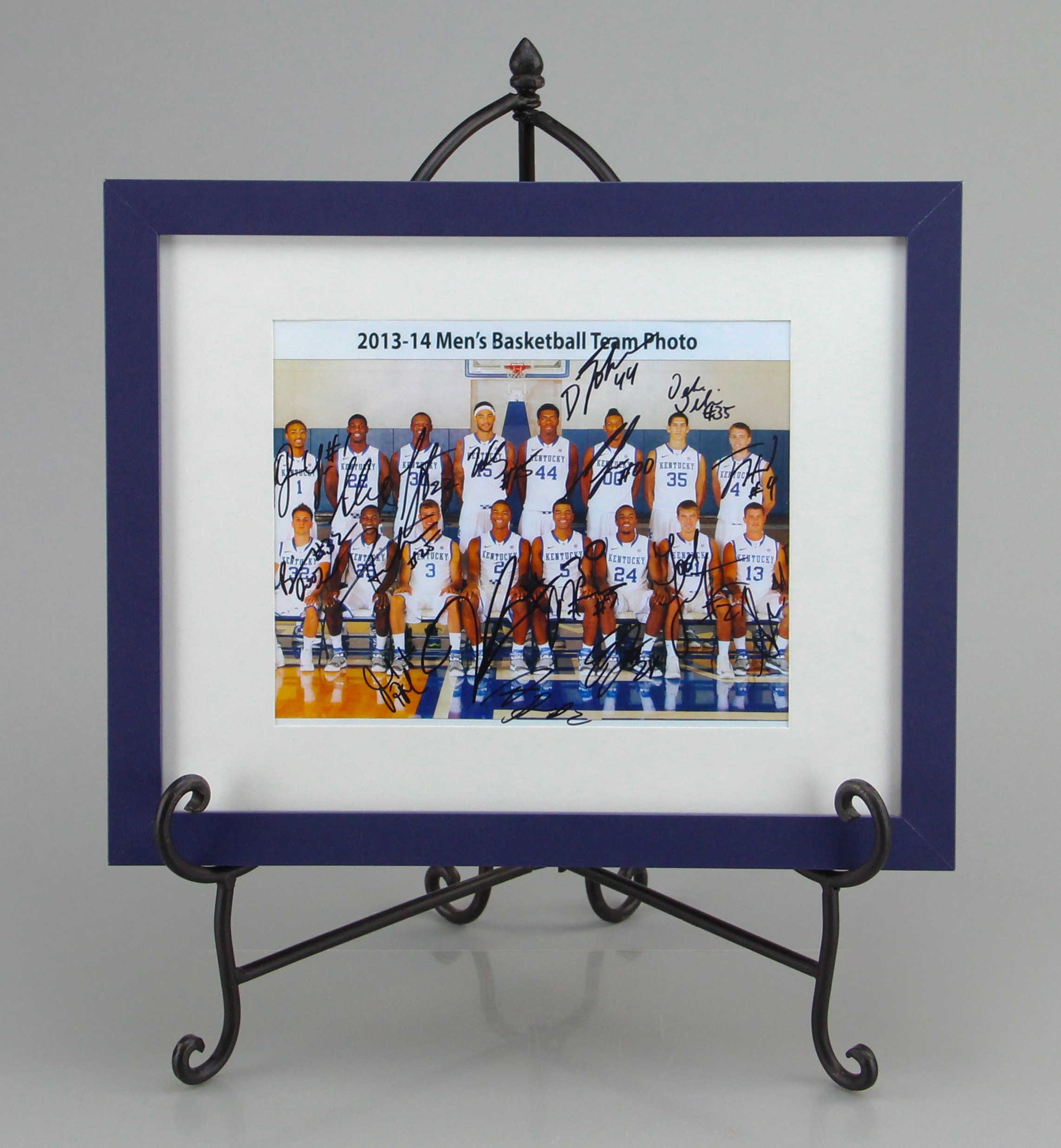 2013-14 UK Wildcats Autographed Basketball Team Photo Print