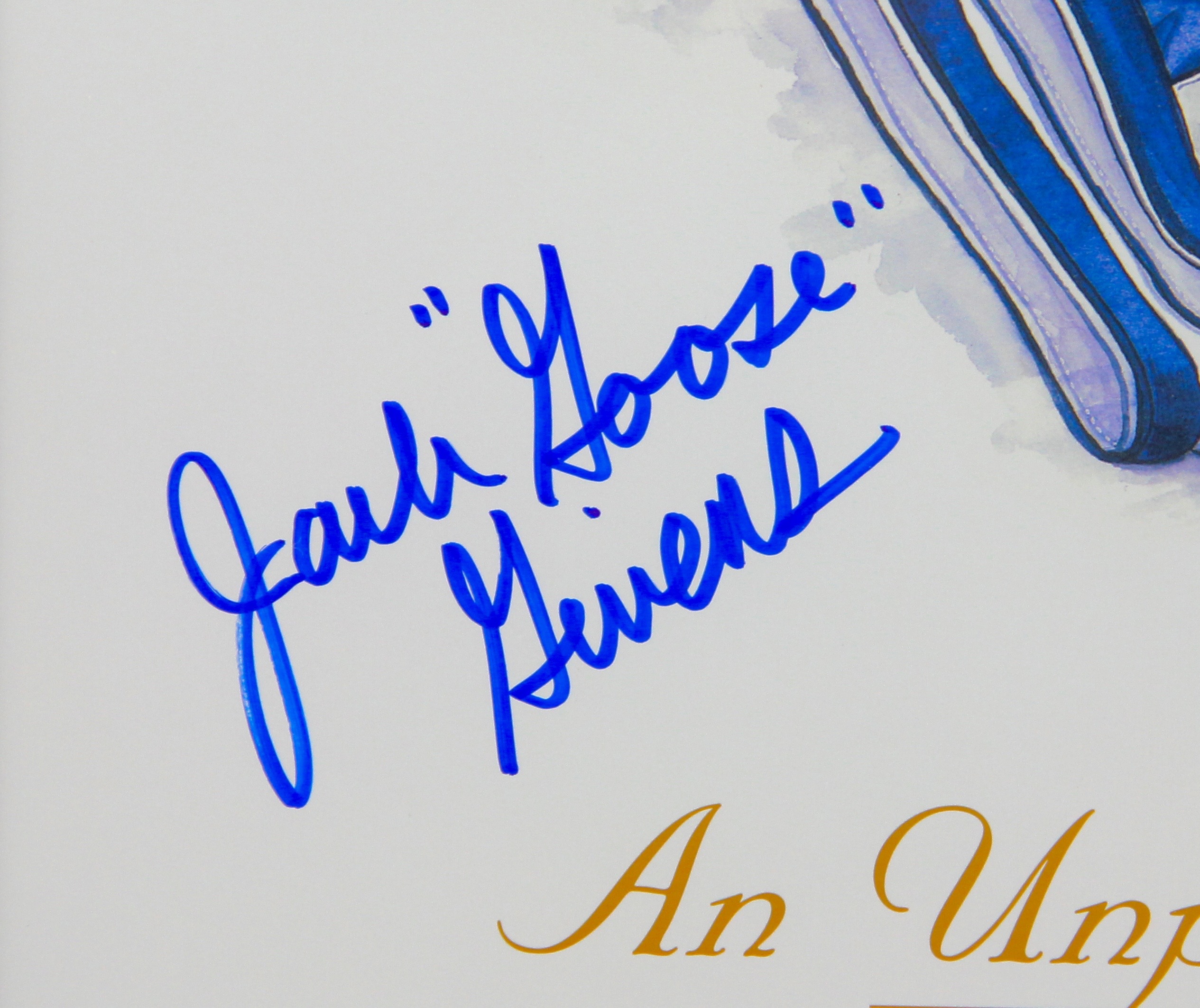 Framed UK Wildcats Picture Autographed By Jack "Goose" Givens