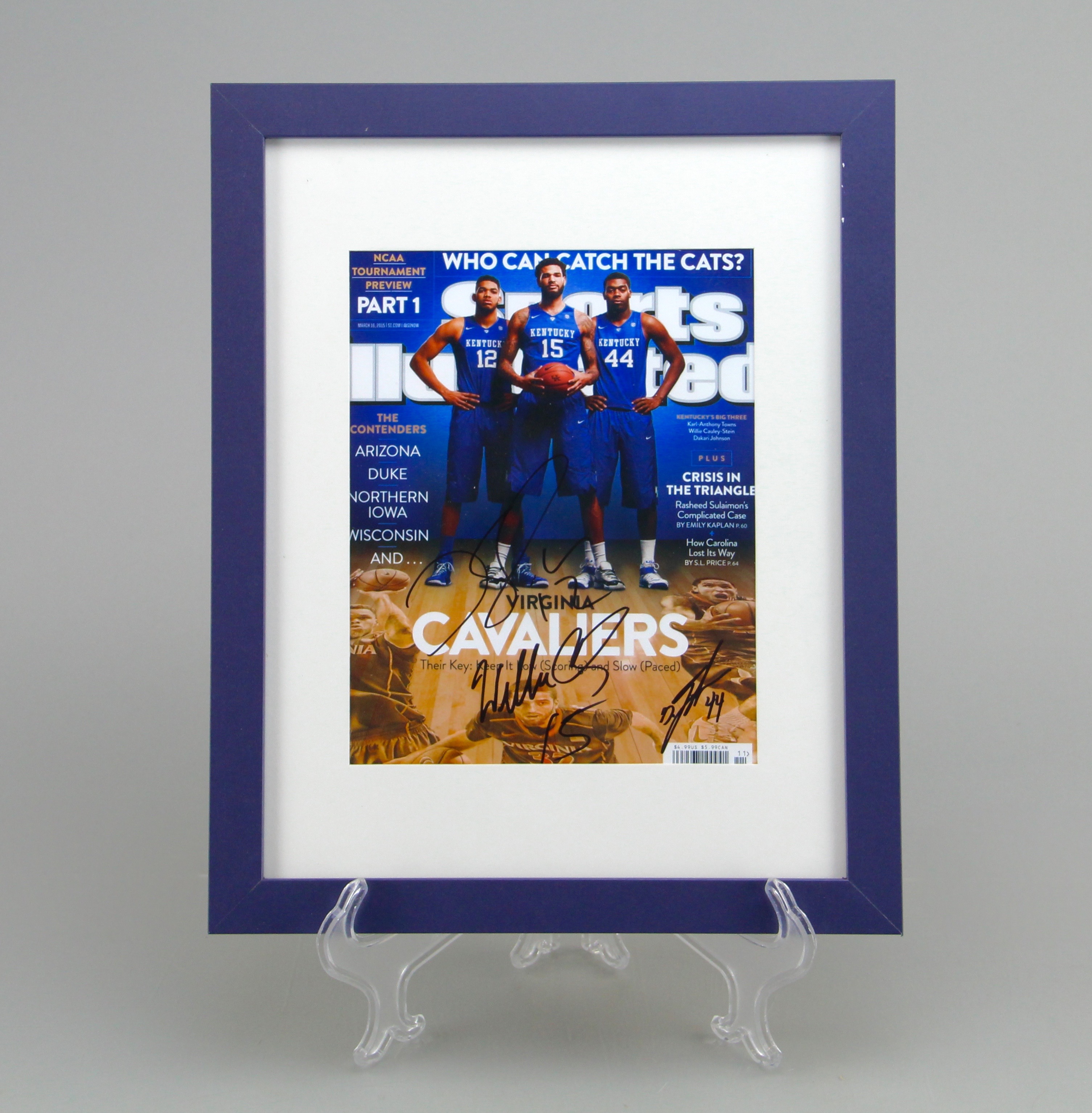 Autographed 2015 UK Wildcats Sports Illustrated