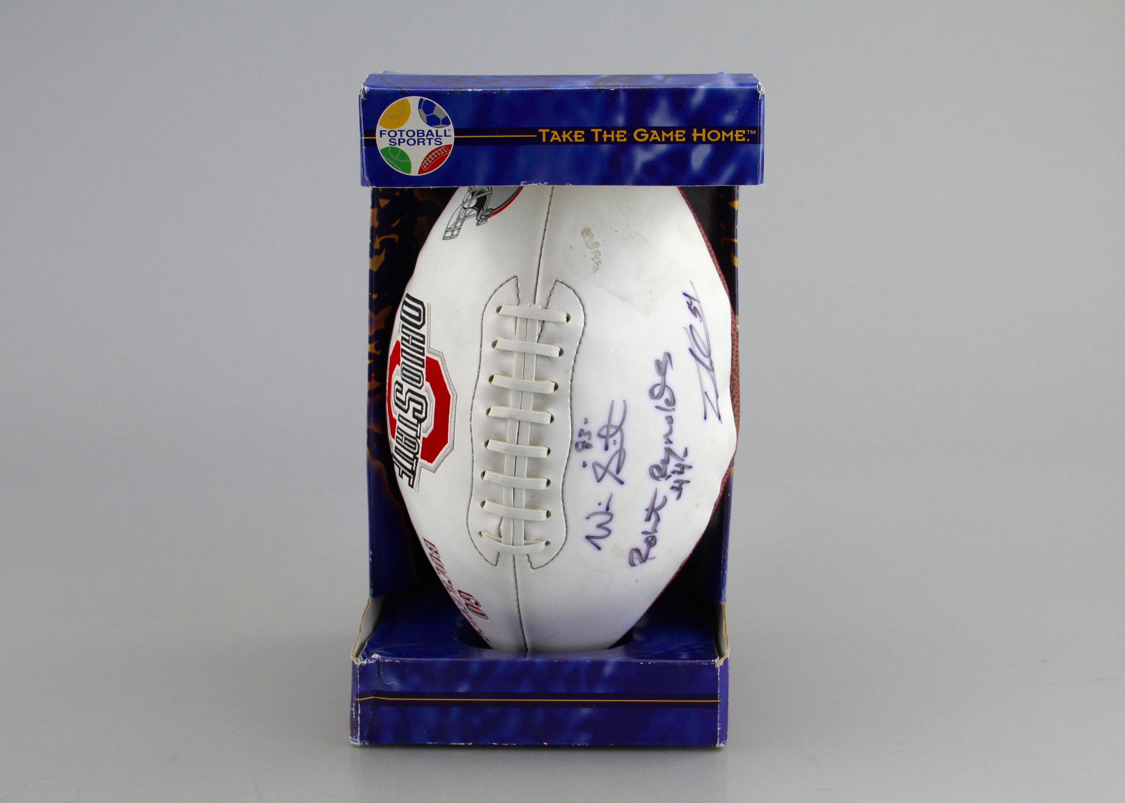 Autographed Ohio State Football