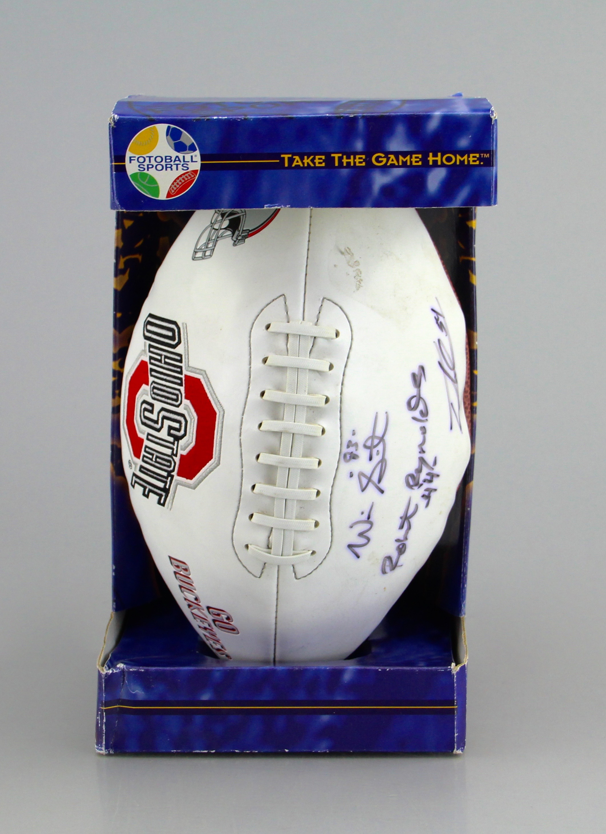 Autographed Ohio State Football
