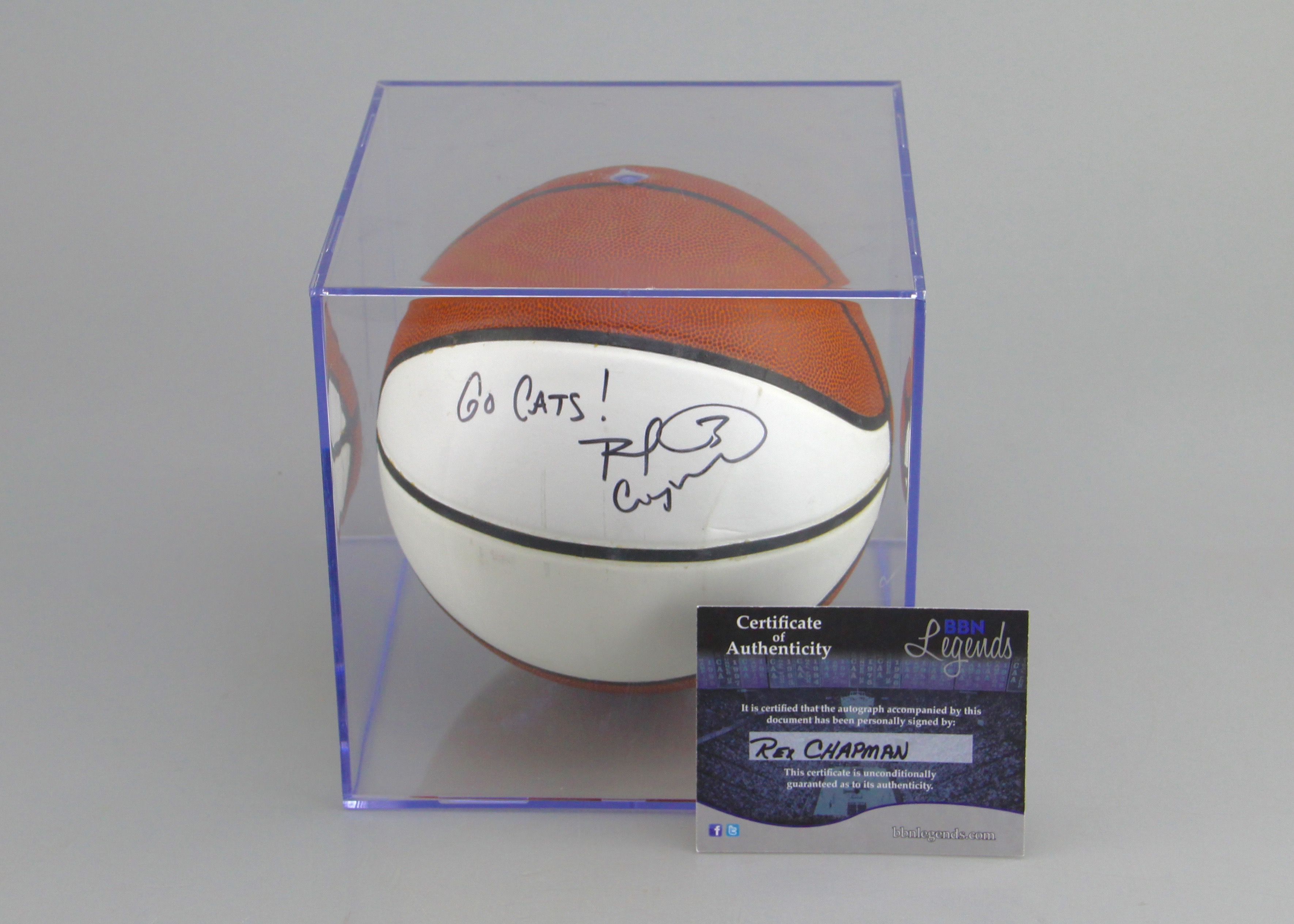 Rex Chapman Autographed UK Basketball with COA