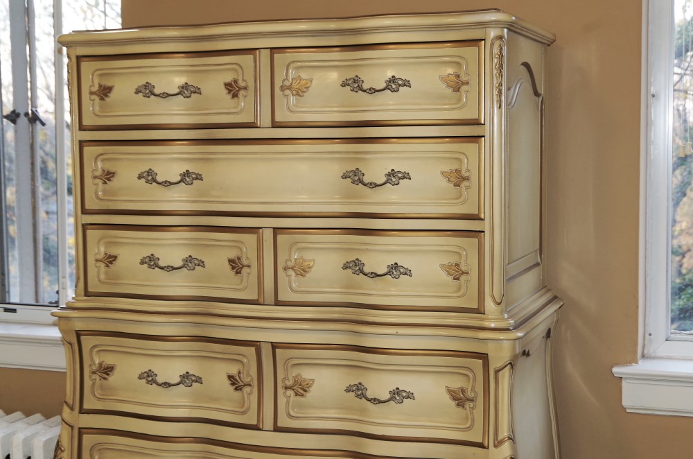 Union Furniture French Provincial Highboy Dresser