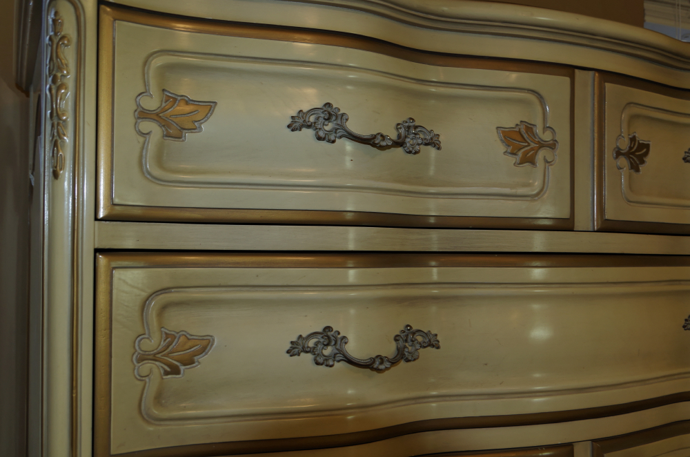 Union Furniture French Provincial Highboy Dresser