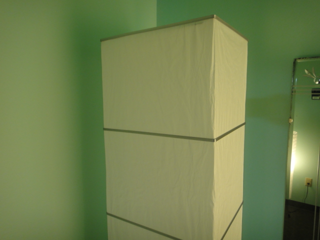 Modern Japanese Floor Lamp with Square Paper Shade