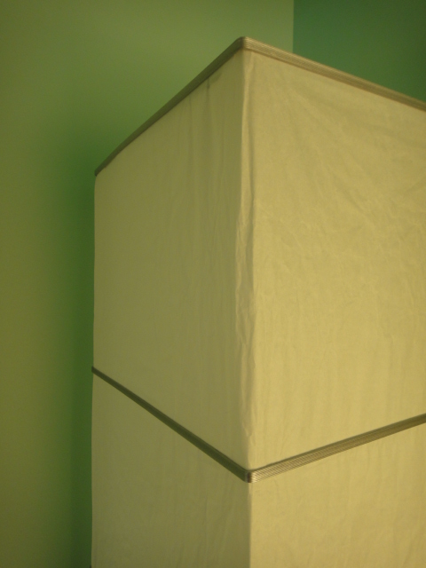 Modern Japanese Floor Lamp with Square Paper Shade