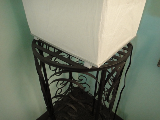 Modern Japanese Floor Lamp with Square Paper Shade