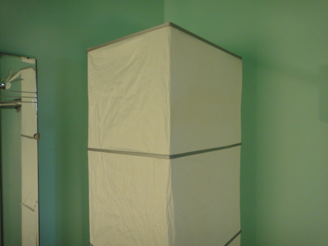 Modern Japanese Floor Lamp with Squre Paper Shade